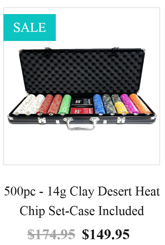 500pc Desert Heat Chip Set