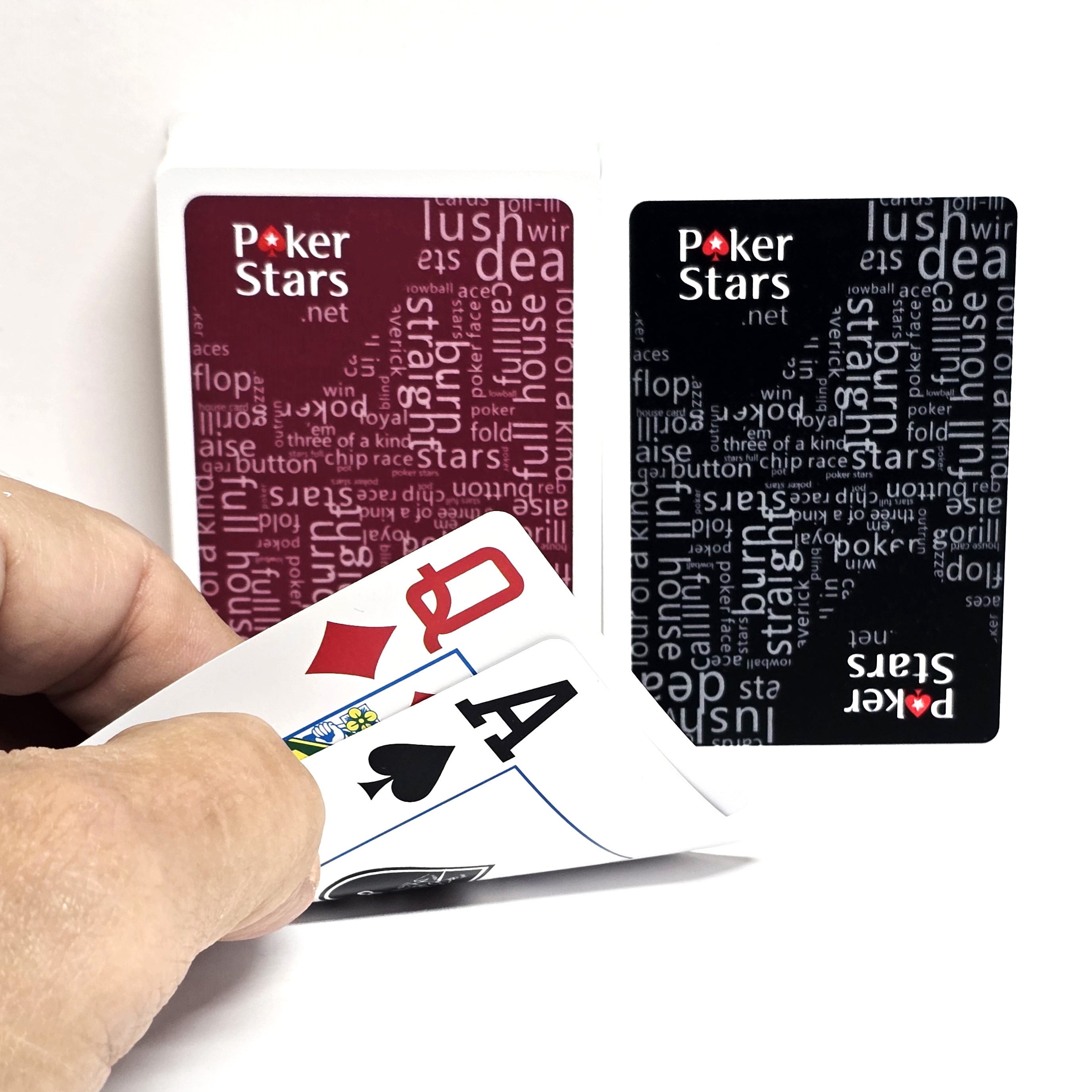 4PK Poker Star Playing Cards 100% Plastic