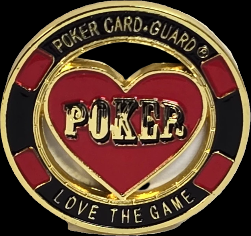 #54 Poker Love The Game Metal Guard (Clear Cover Included)