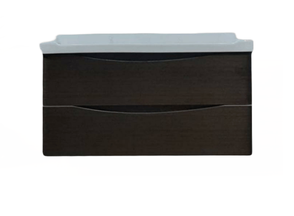 Bathroom PVC Vanity 32-inch Dark Bown