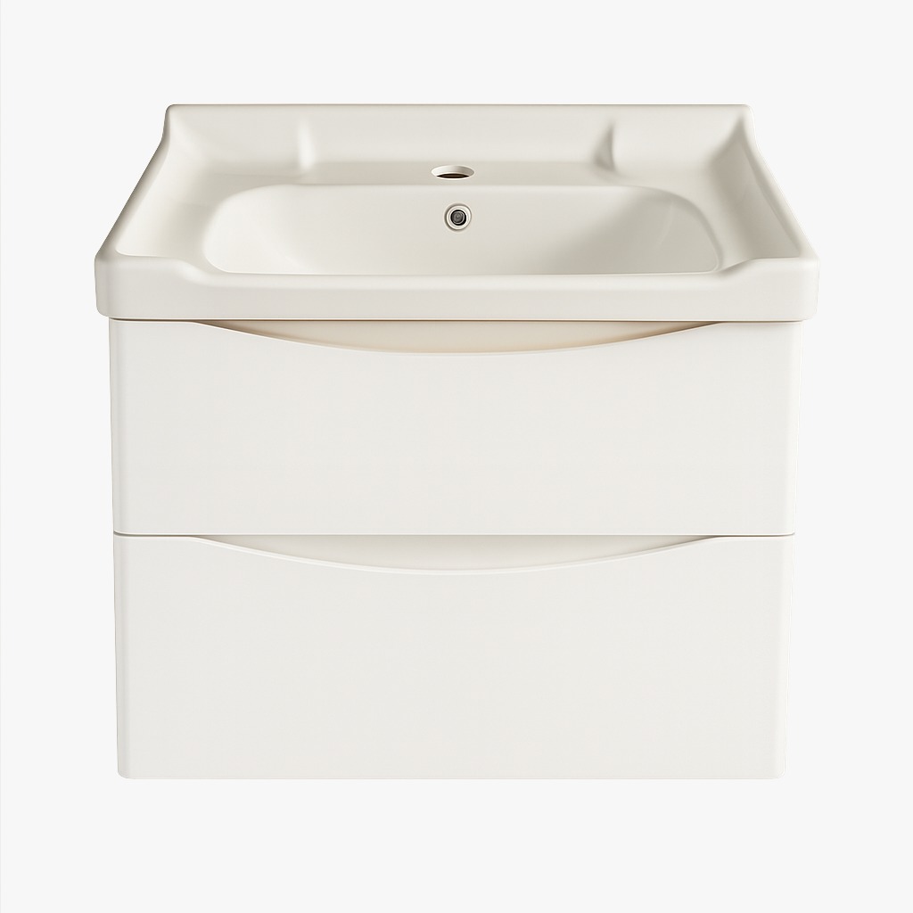 White Cherry 24" PVC Bathroom Vanity