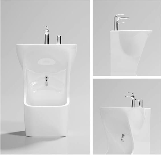 Luxury Islamic Wudu Wash Basin | Double Level Foot & Hand Wash Sink – Ramadan Edition