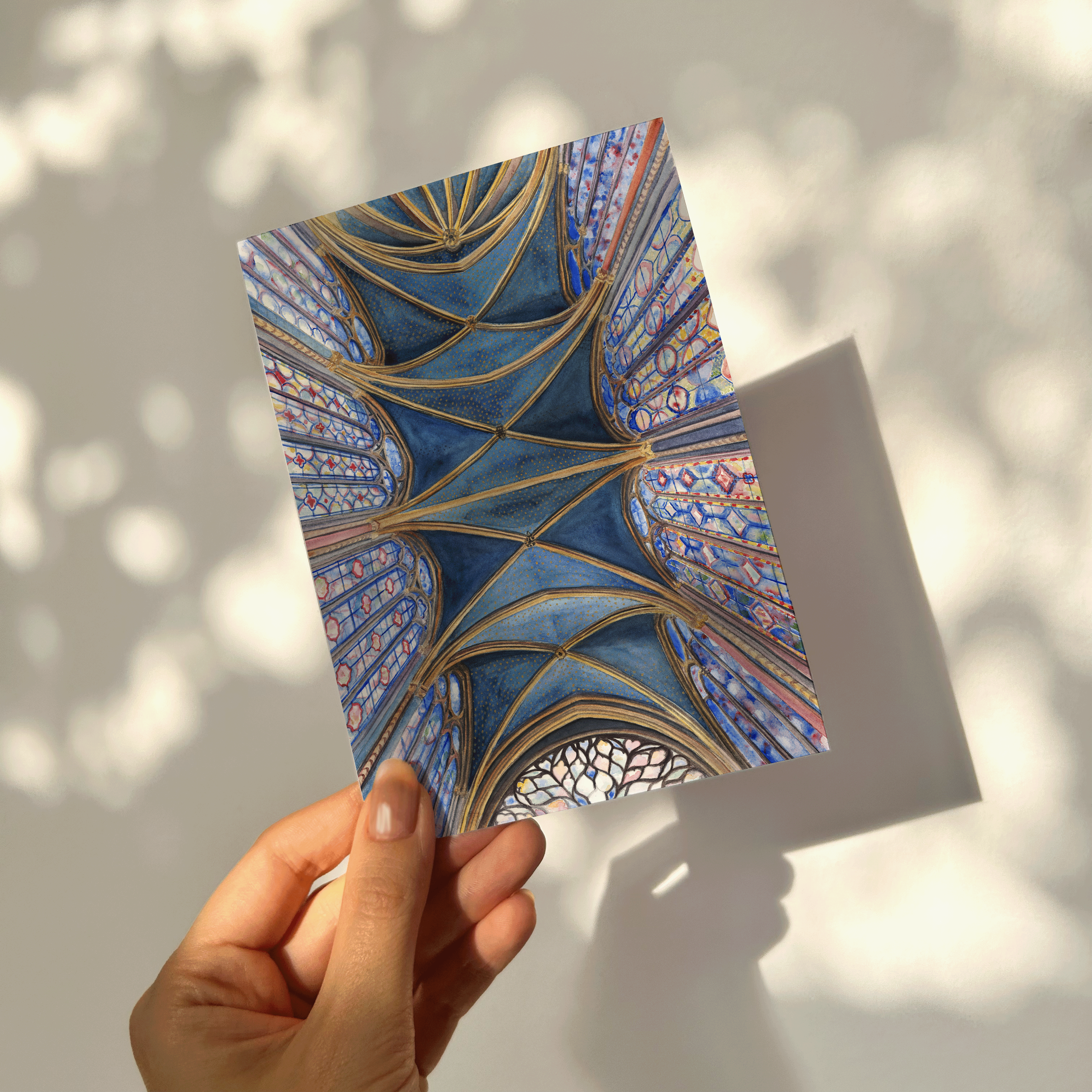 Carte du Plafond de la Sainte Chapelle de Paris