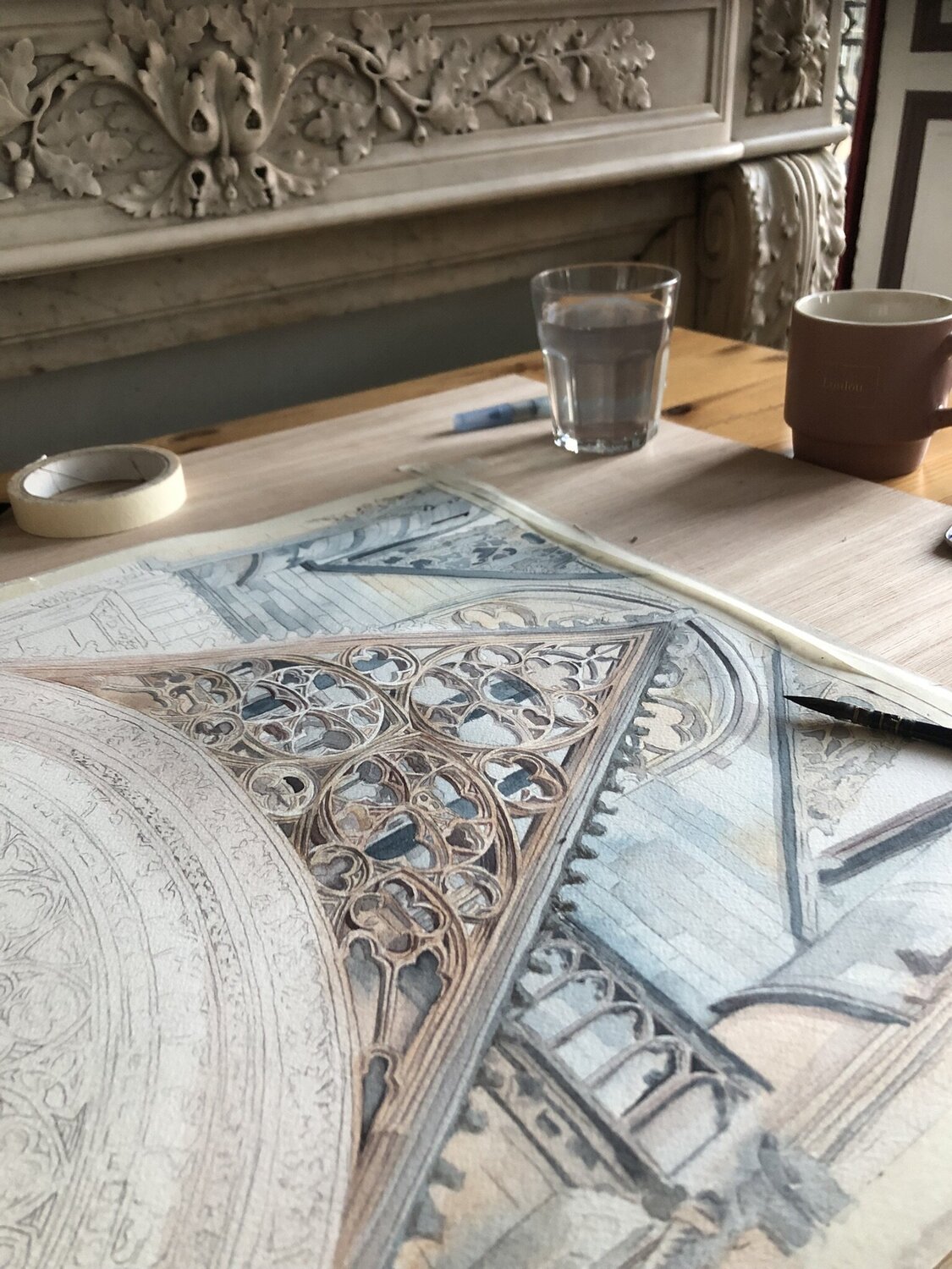 Vue de la cathédrale de Rouen