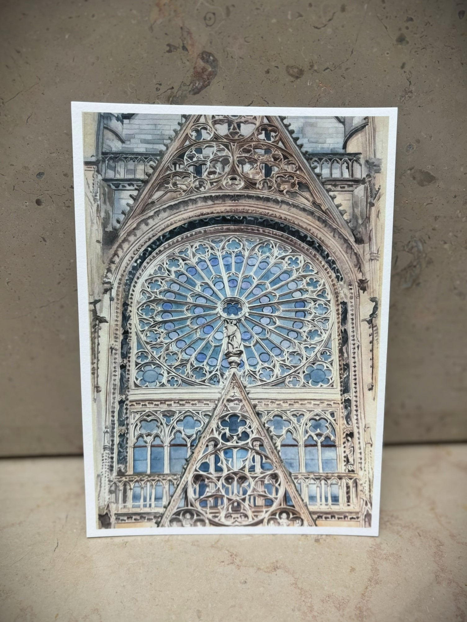 Carte A5 Notre-Dame de Rouen