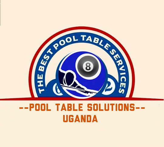 Pool table gold strips with green cloth