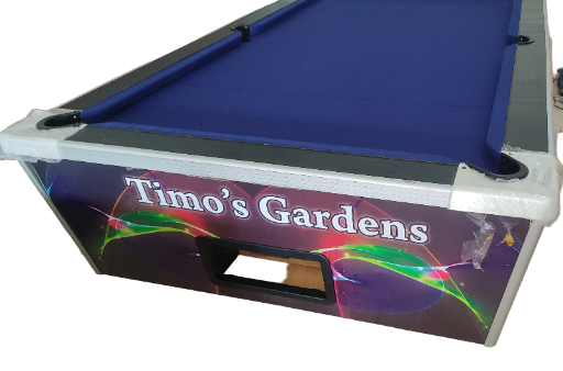 Branded Pool Tables for bars hotel & gardens