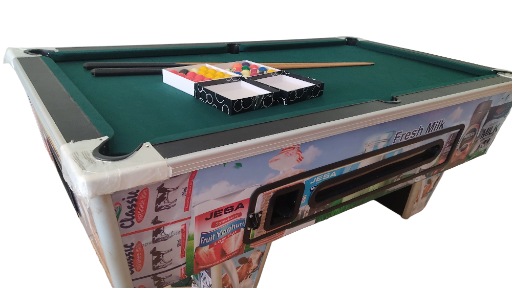 Branded Pool Tables for bars hotel & gardens