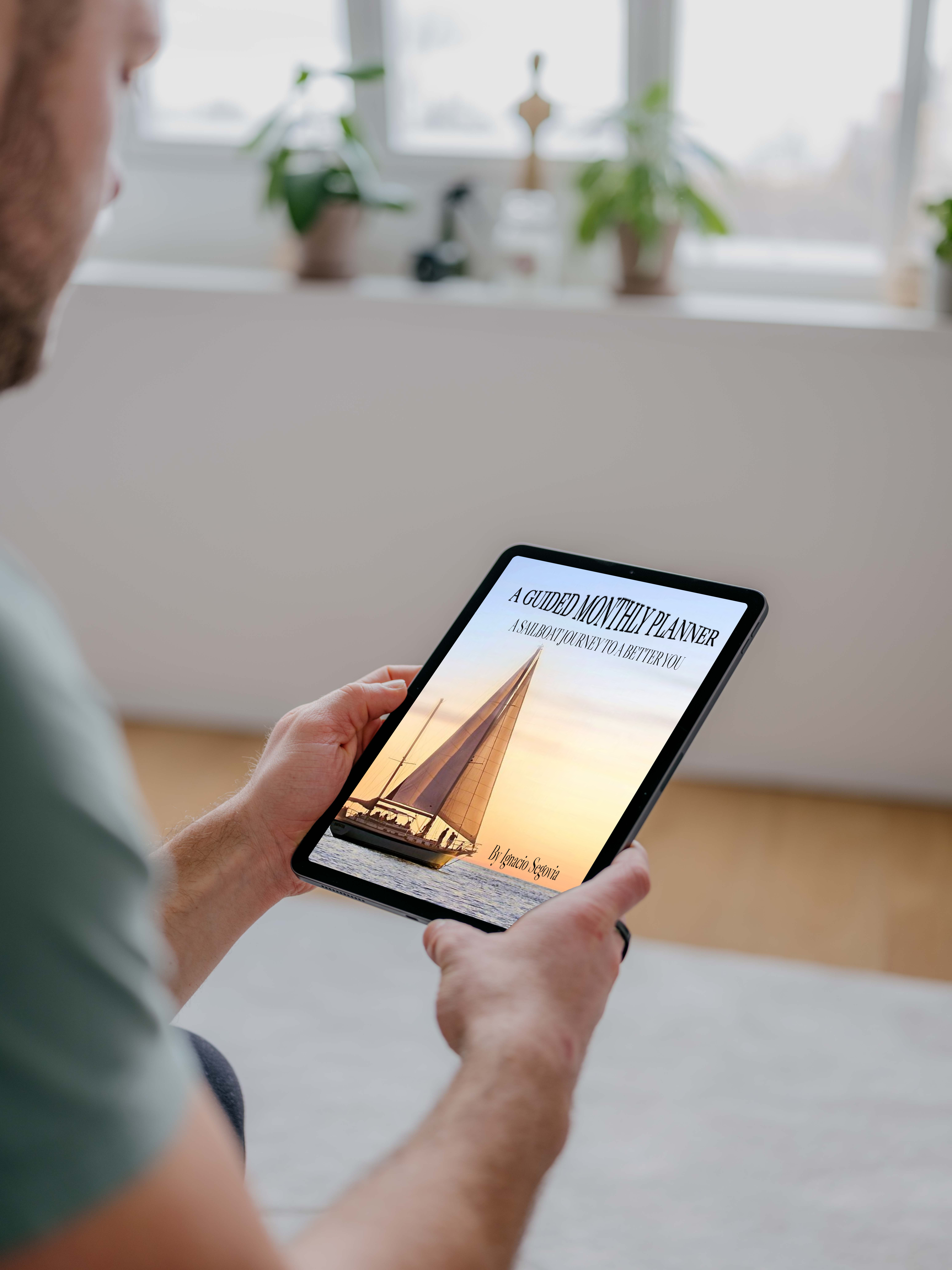 A Guided Monthly Planner PDF file