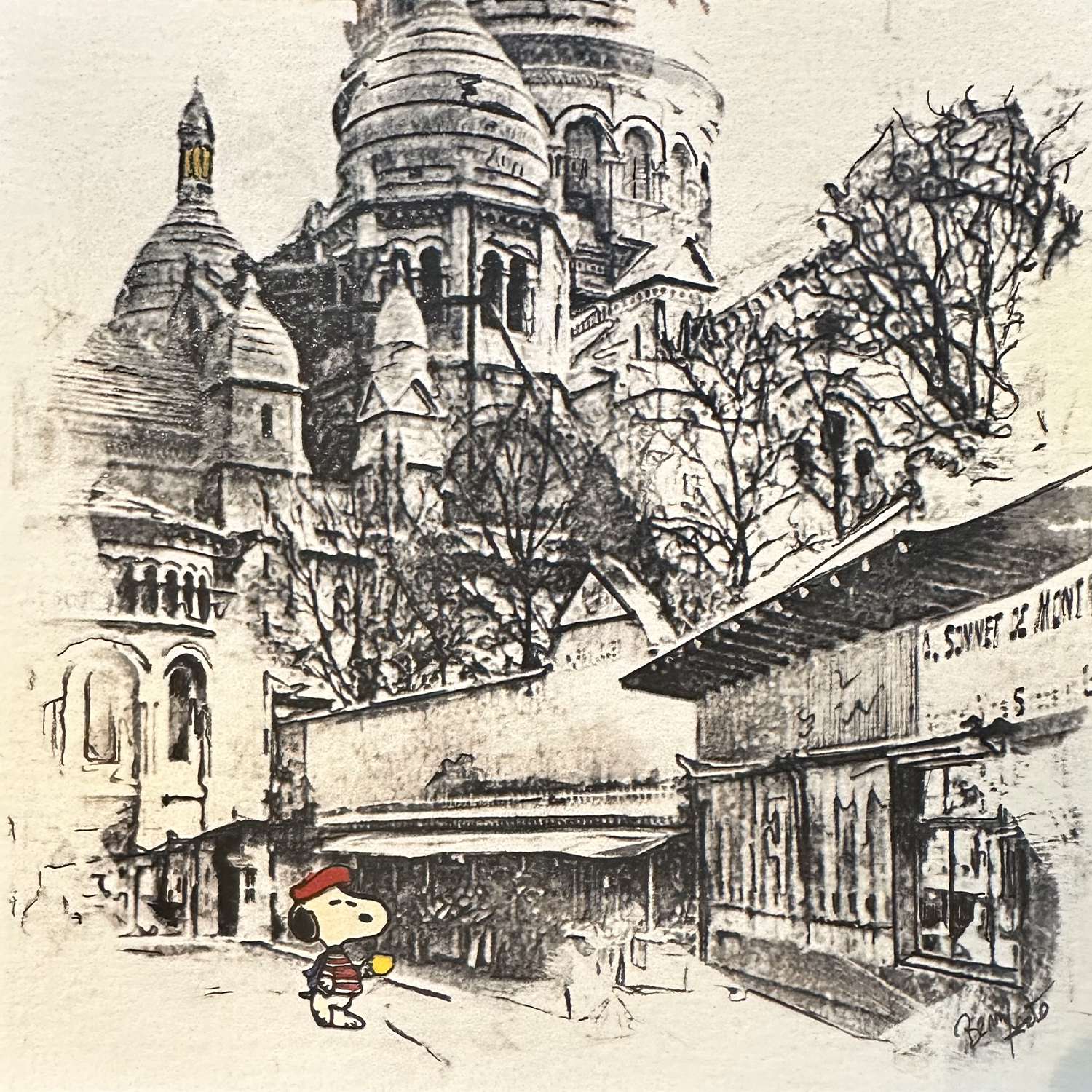 Snoopy à Montmartre