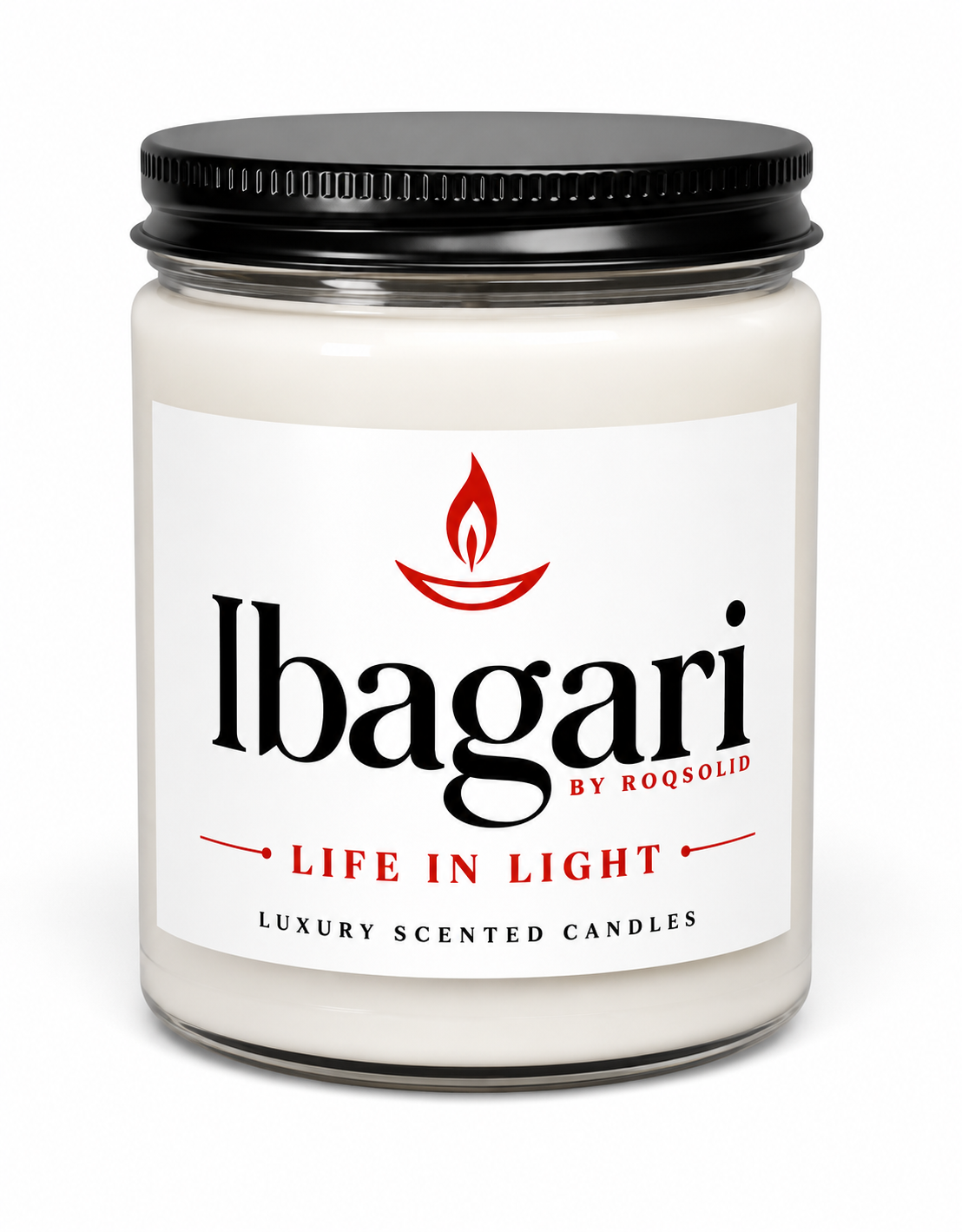 Ibagari Luxury Scented Candle - Clear
