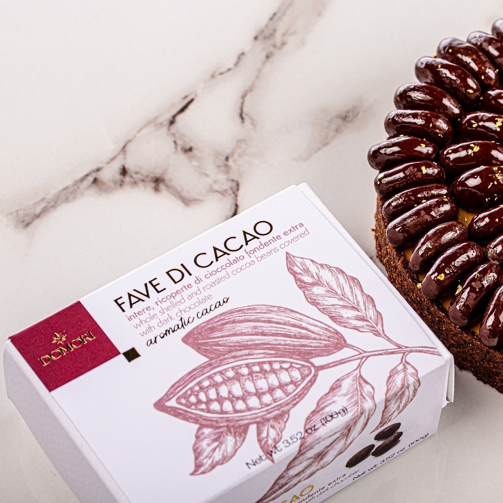 FAVE DI CACAO RICOPERTE DI CIOCCOLATO FONDENTE 100g
