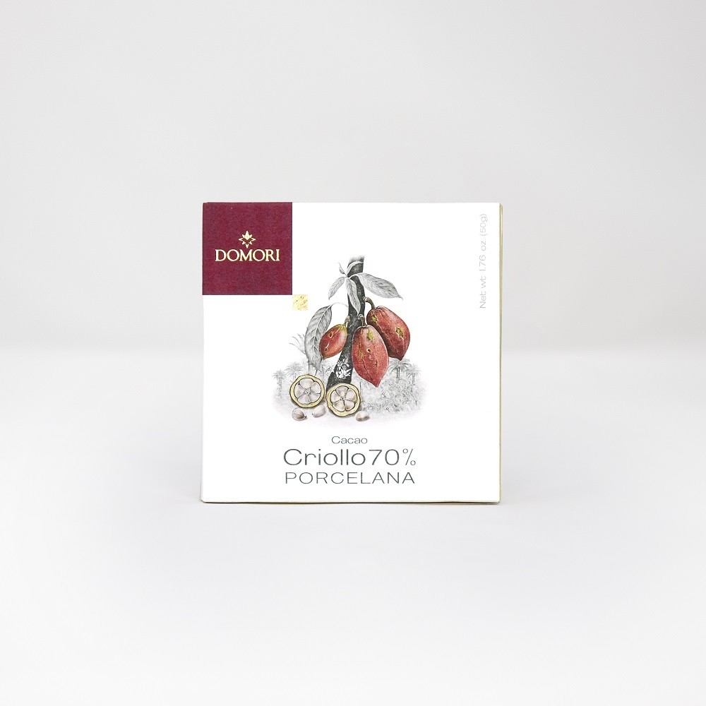 TAVOLETTA DI CIOCCOLATO: CACAO CRIOLLO PORCELLANA 70% 50g