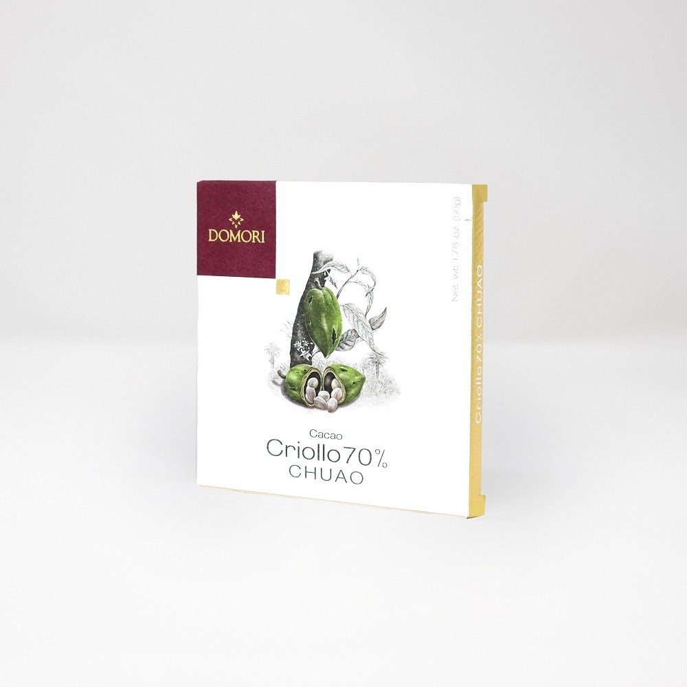TAVOLETTA DI CIOCCOLATO: CACAO CRIOLLO CHUAO 70% 50g