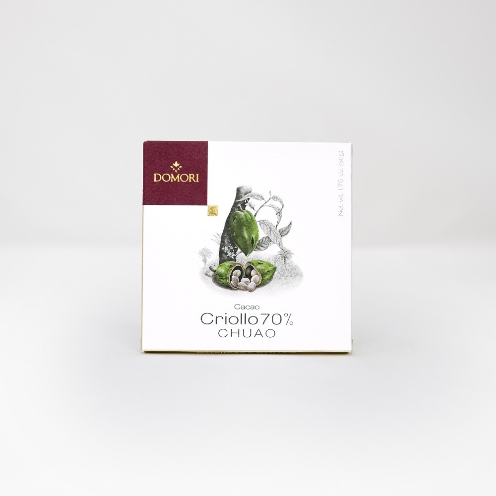 TAVOLETTA DI CIOCCOLATO: CACAO CRIOLLO CHUAO 70% 50g