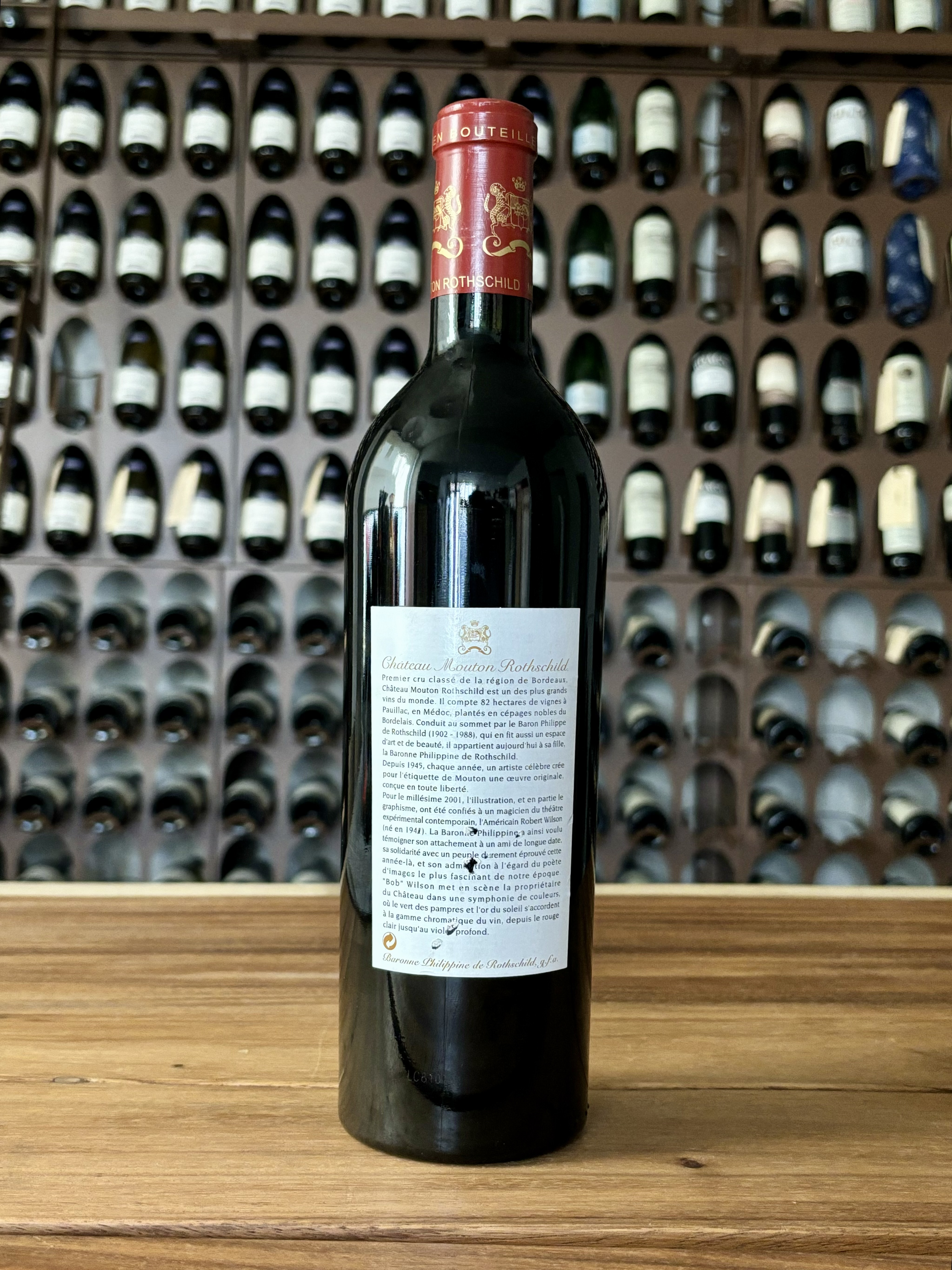 Château Mouton Rothshild Premier Cru 2001