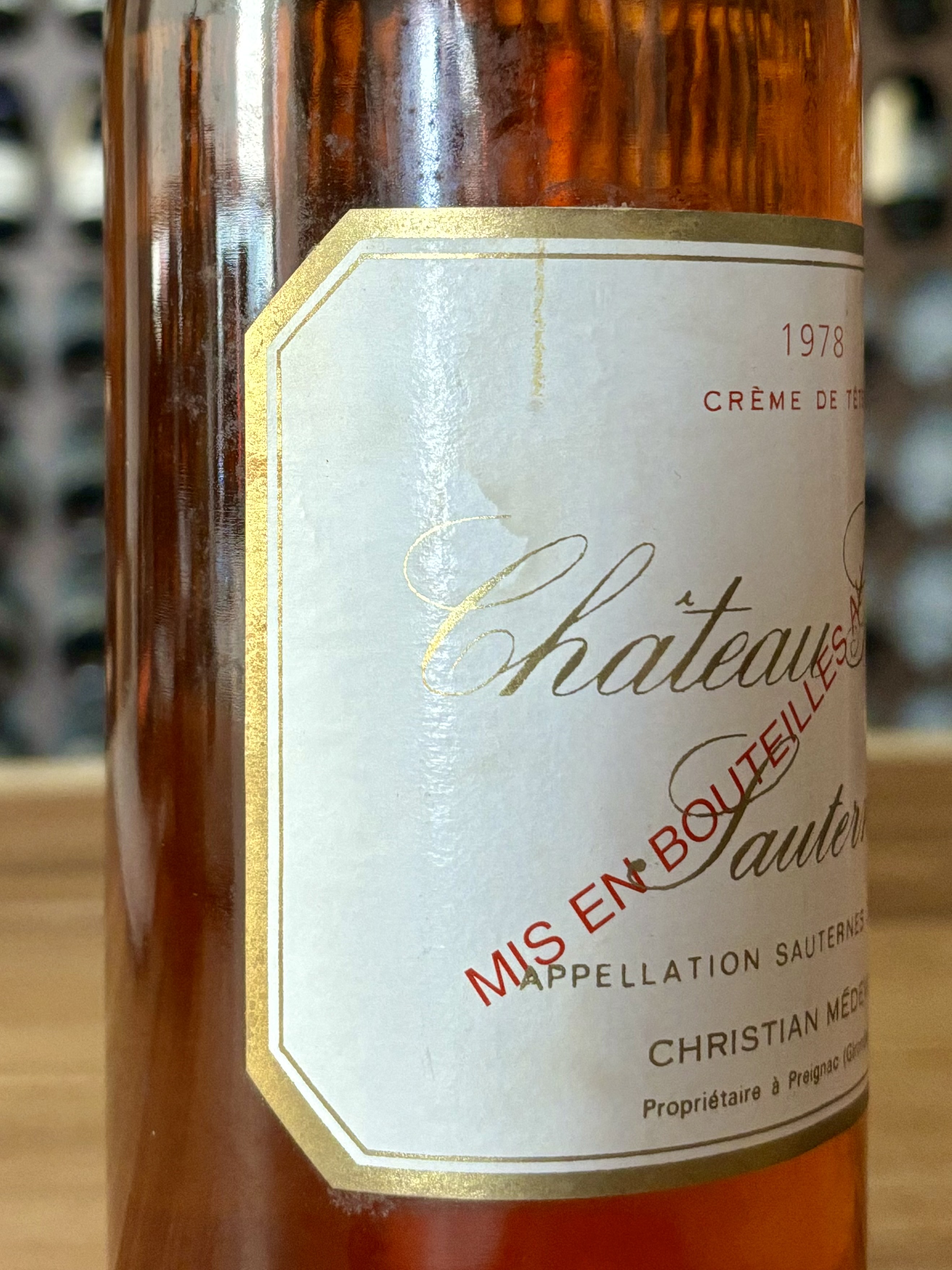 Château Gilette Crème de Tête 1978
