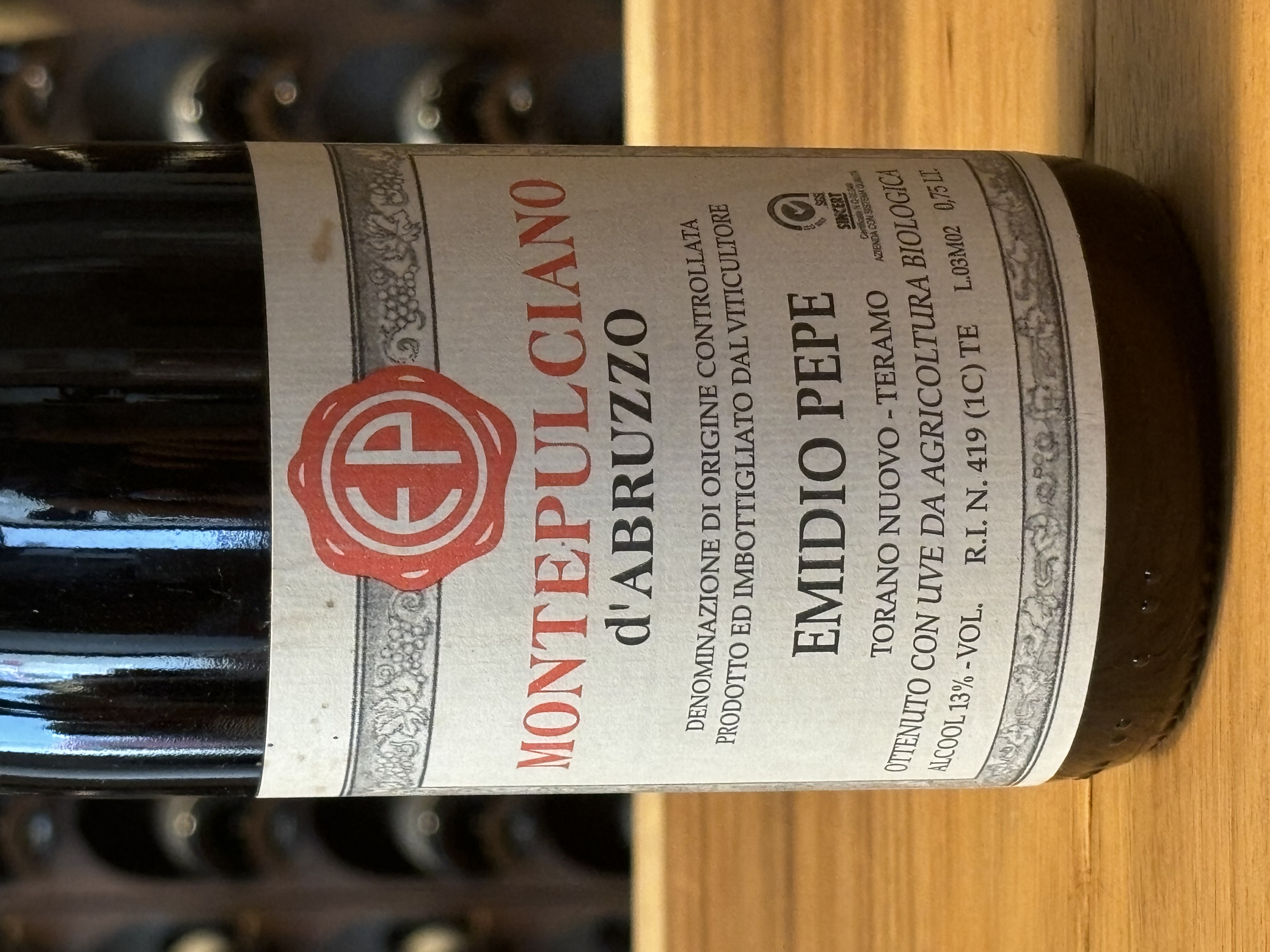 Emidio Pepe Montepulciano d'Abruzzo DOC 2002
