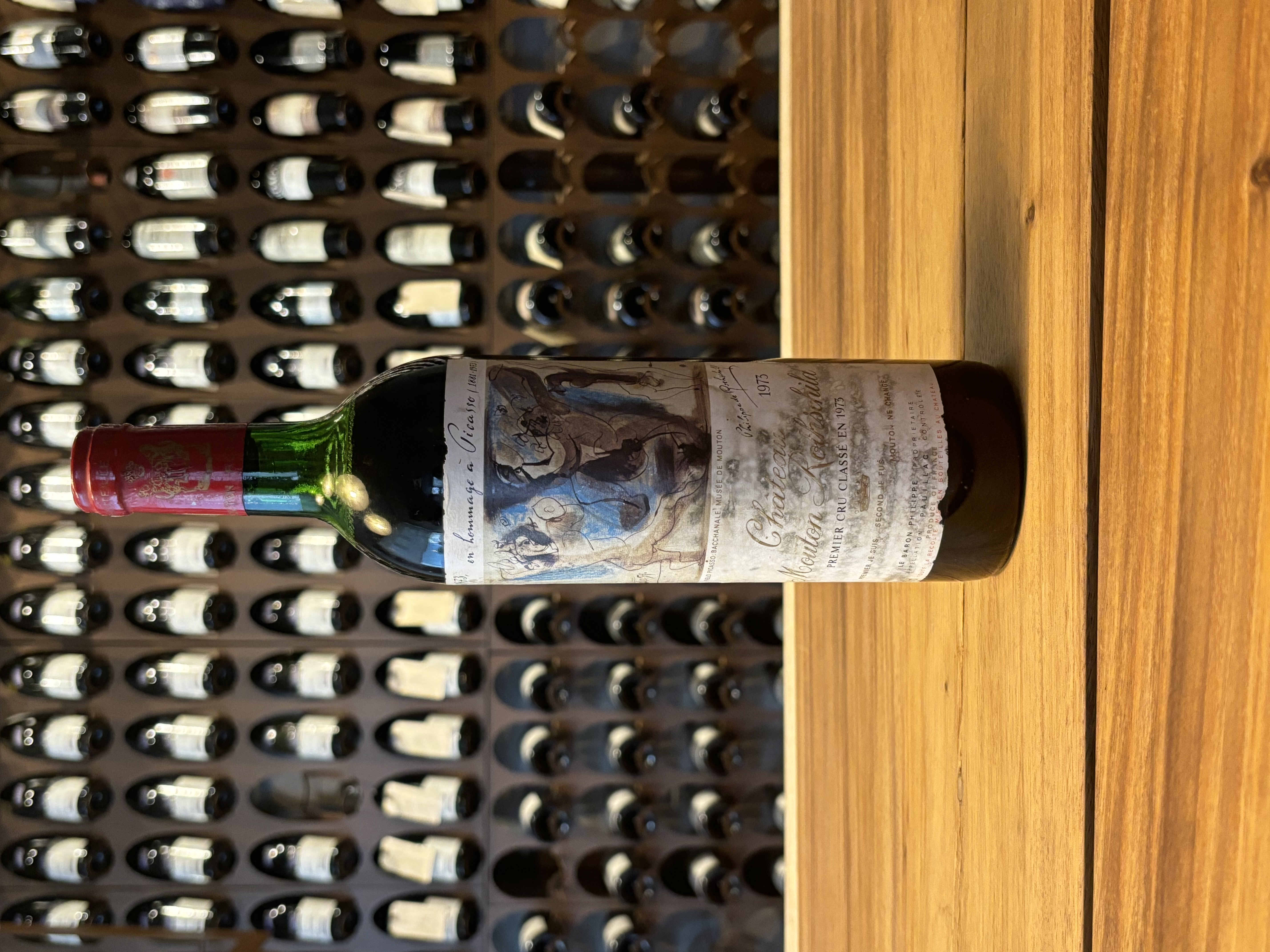 Château Mouton Rothshild Premiers Grands Crus Classé 1973