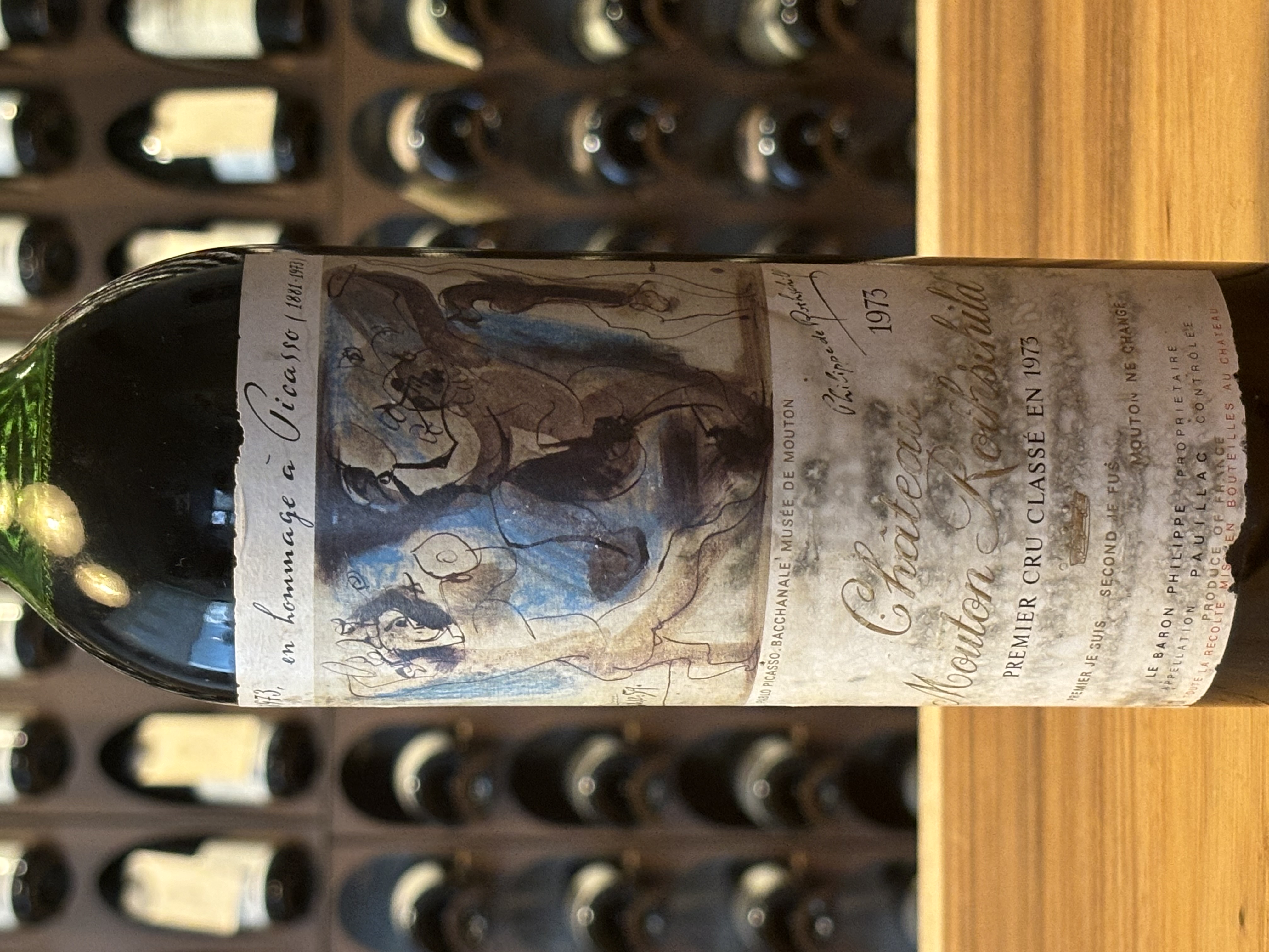 Château Mouton Rothshild Premiers Grands Crus Classé 1973