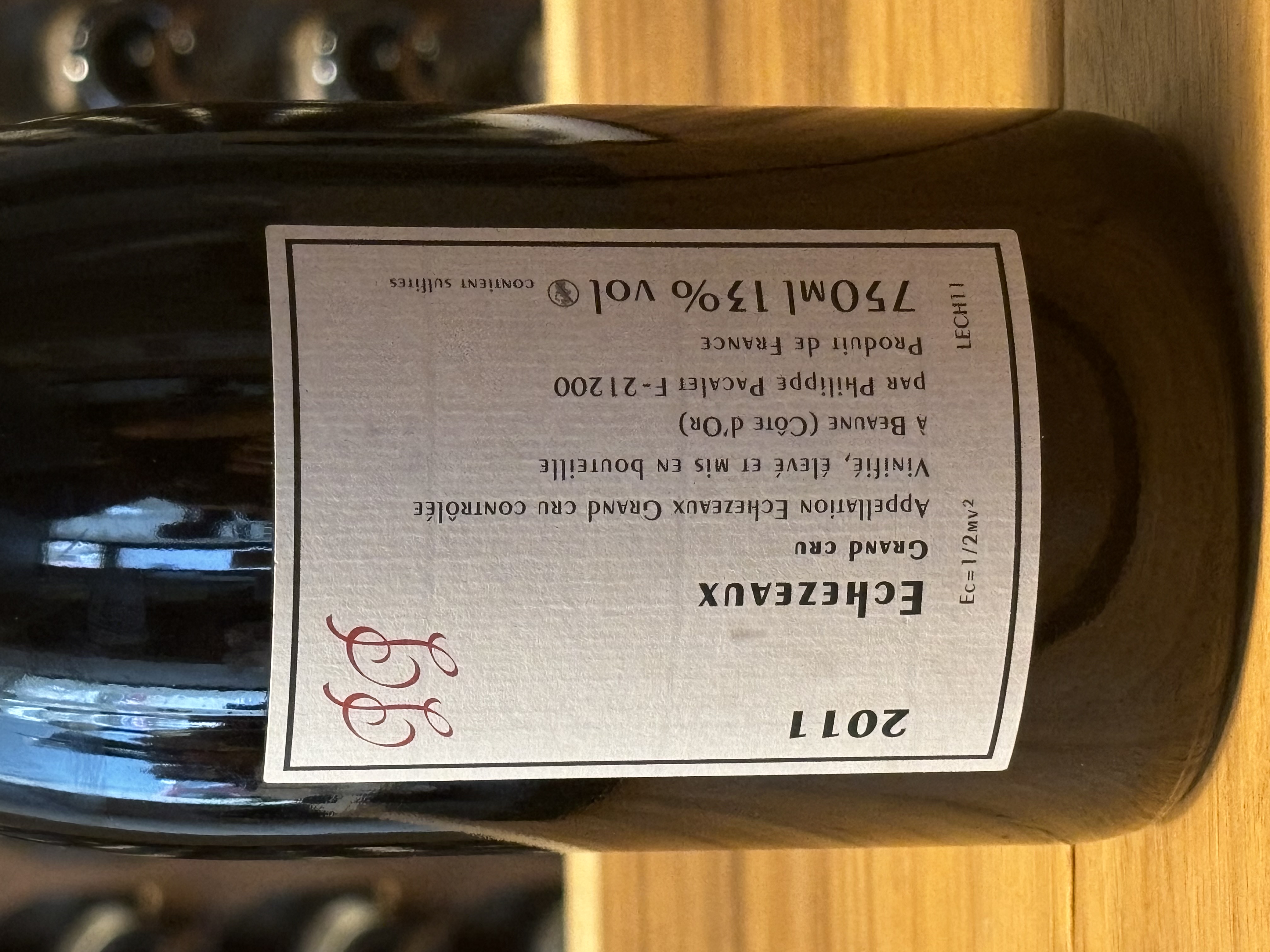 Philippe Pacalet Echezeaux 2011