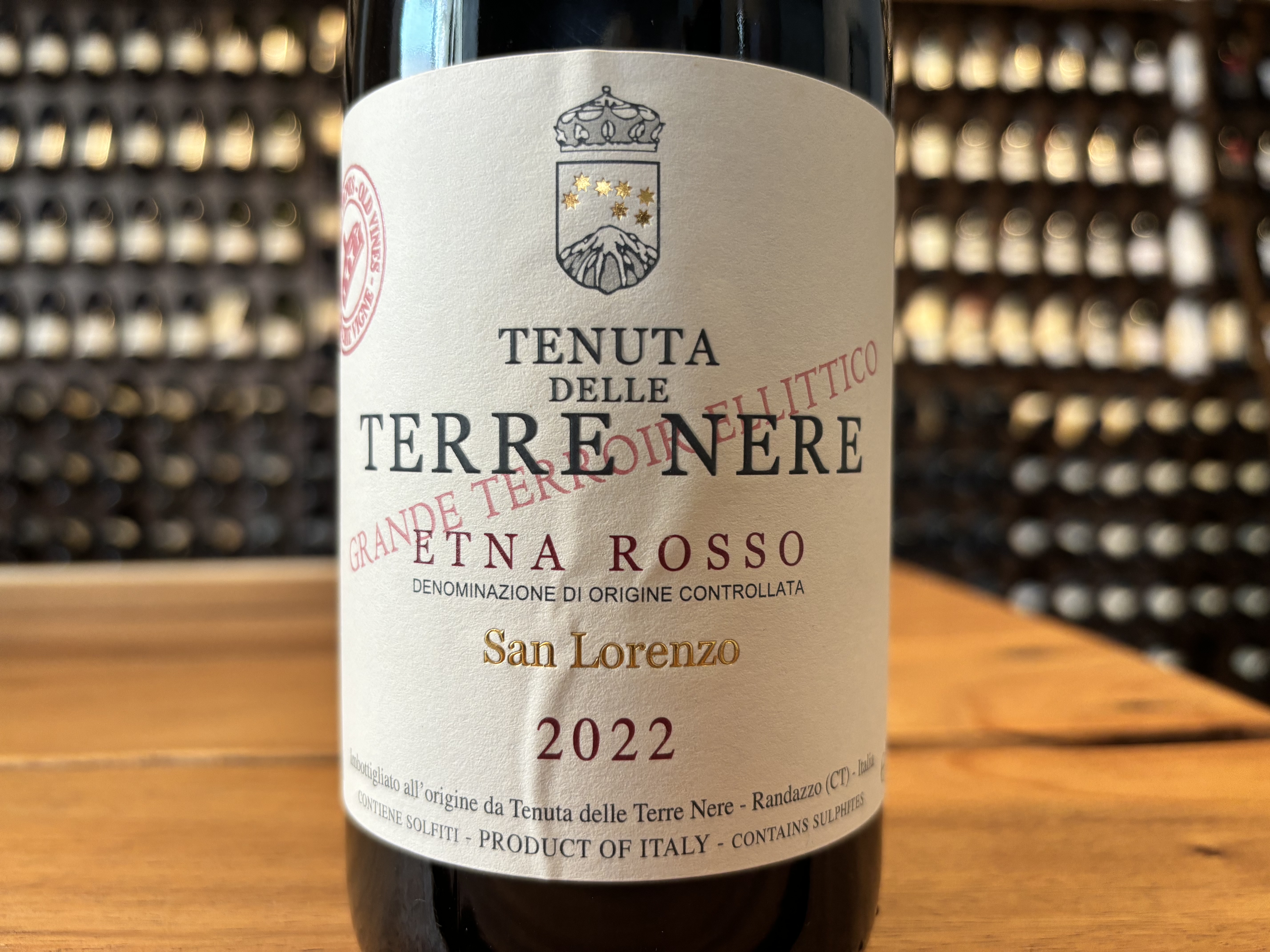 Tenuta delle Terre Nere San Lorenzo Etna Rosso D.O.C. 2022