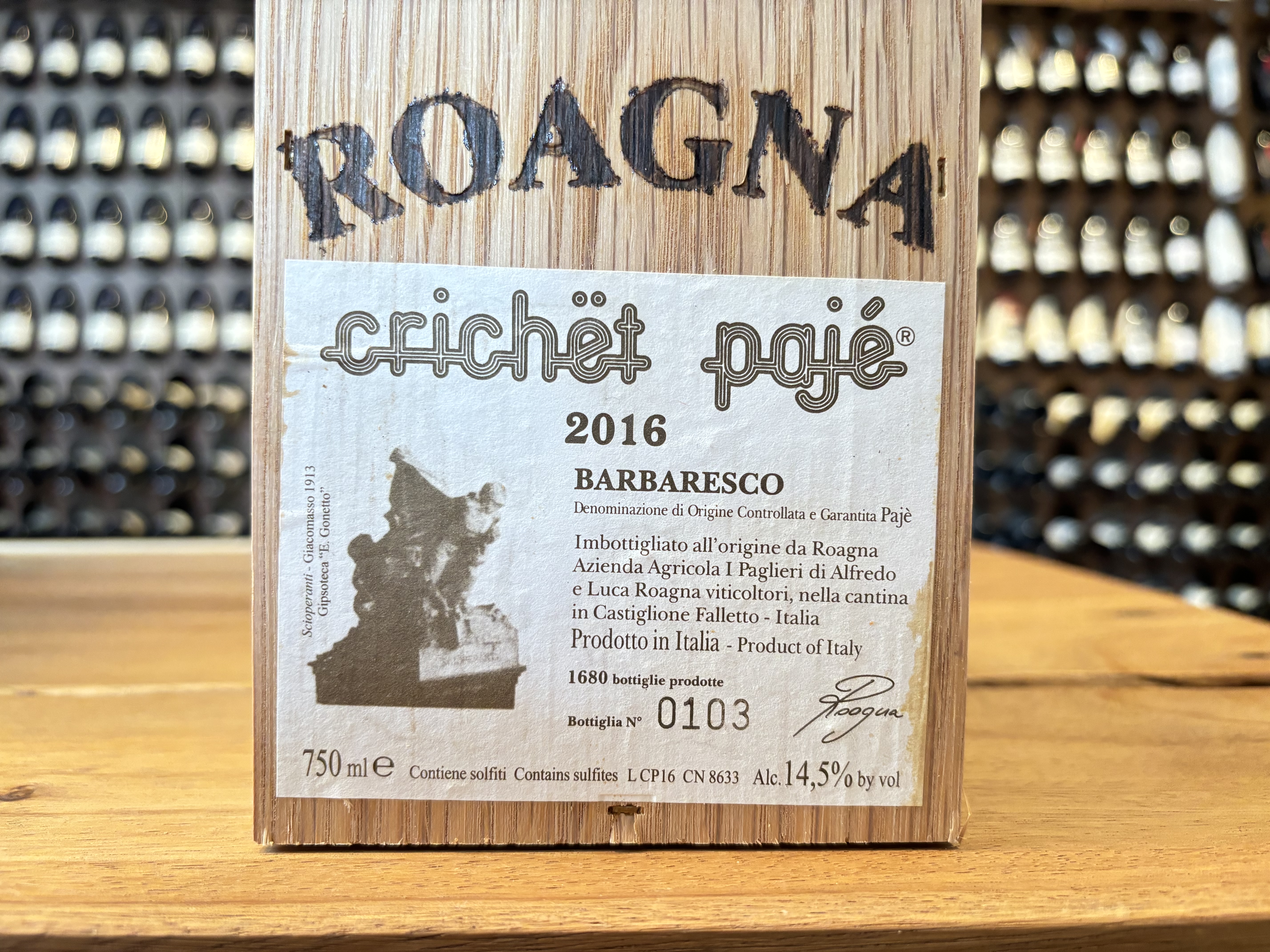 Roagna Crichët Pajé Barbaresco D.O.C.G. 2016