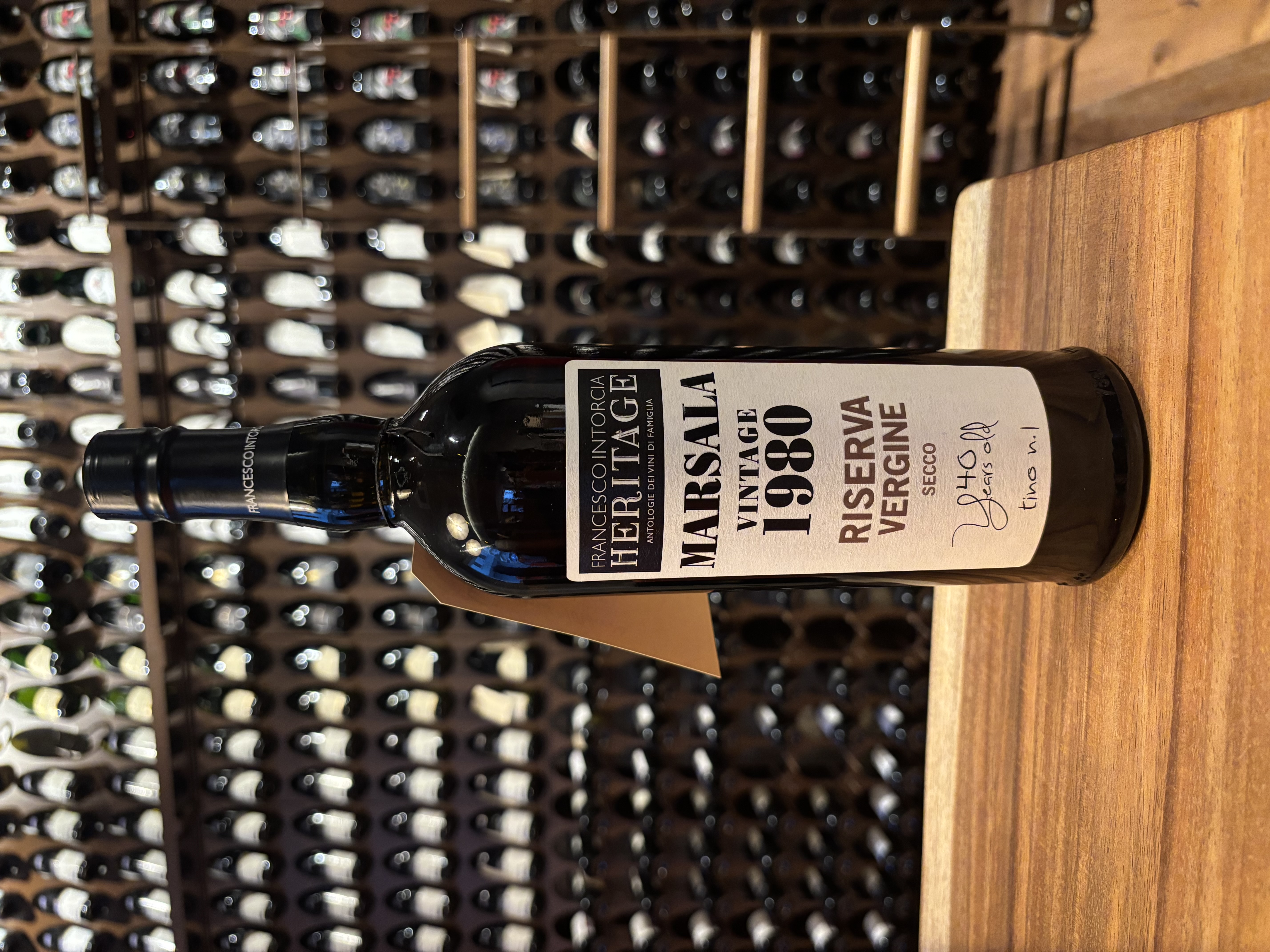 Francesco Intorcia Heritage Marsala Vintage 1980 Riserva Vergine