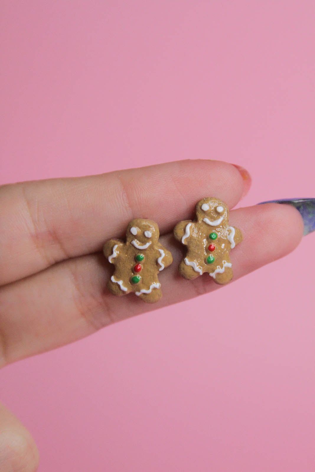 Gingerbread Cookie Earrings
