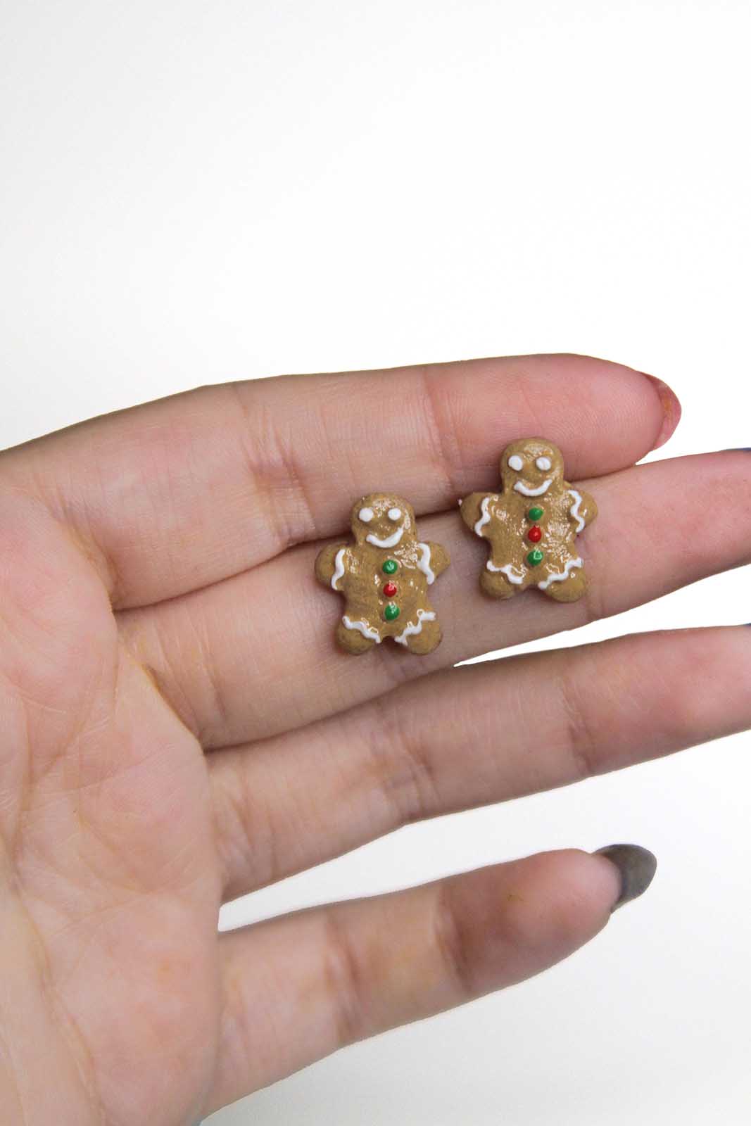 Gingerbread Cookie Earrings