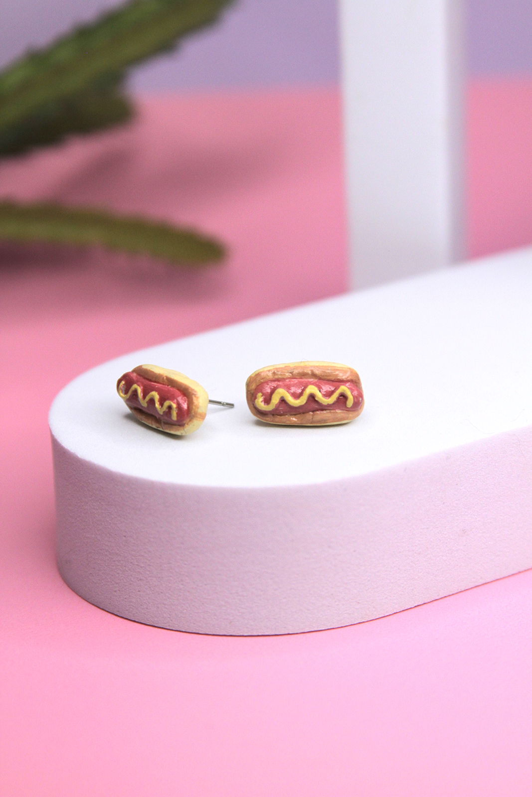 Hotdog Earrings
