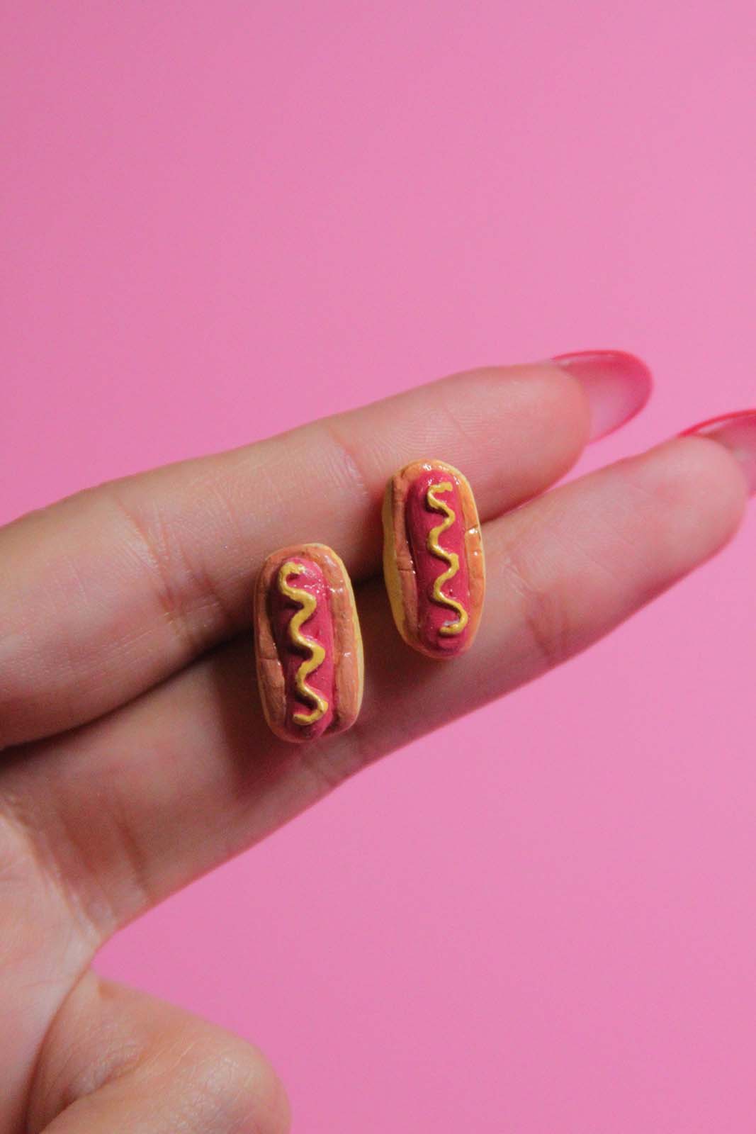 Hotdog Earrings