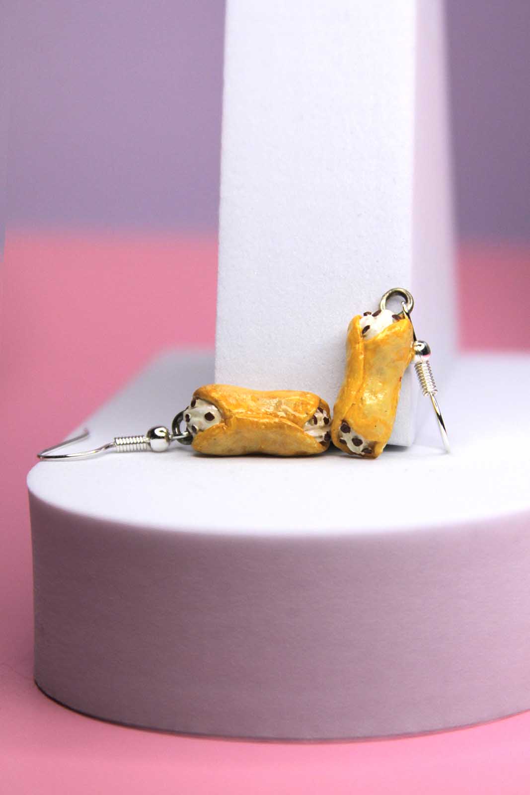 Cannoli Earrings 