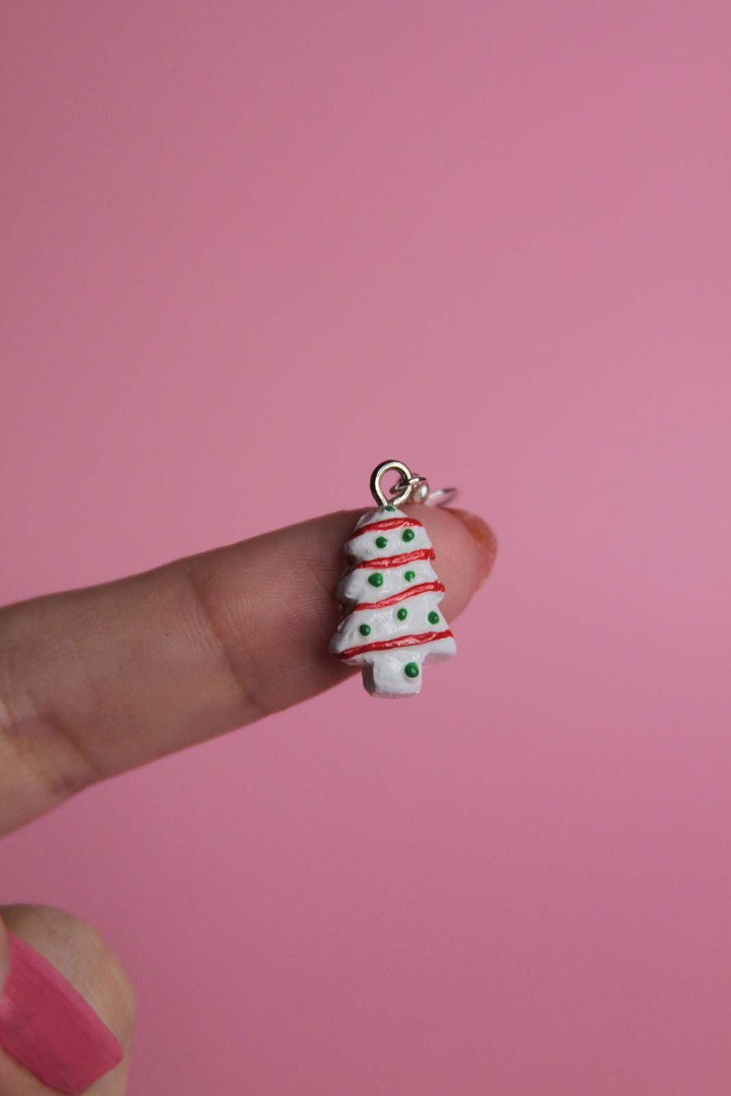 Christmas Cookie Earrings - Mini Festive Holiday Dangles