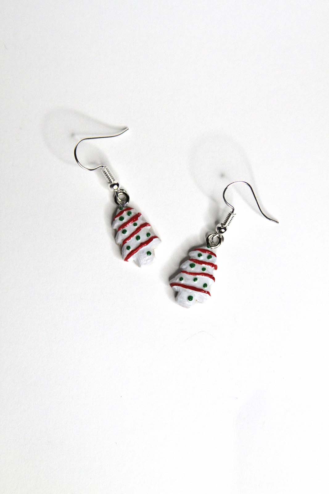 Christmas Cookie Earrings - Mini Festive Holiday Dangles