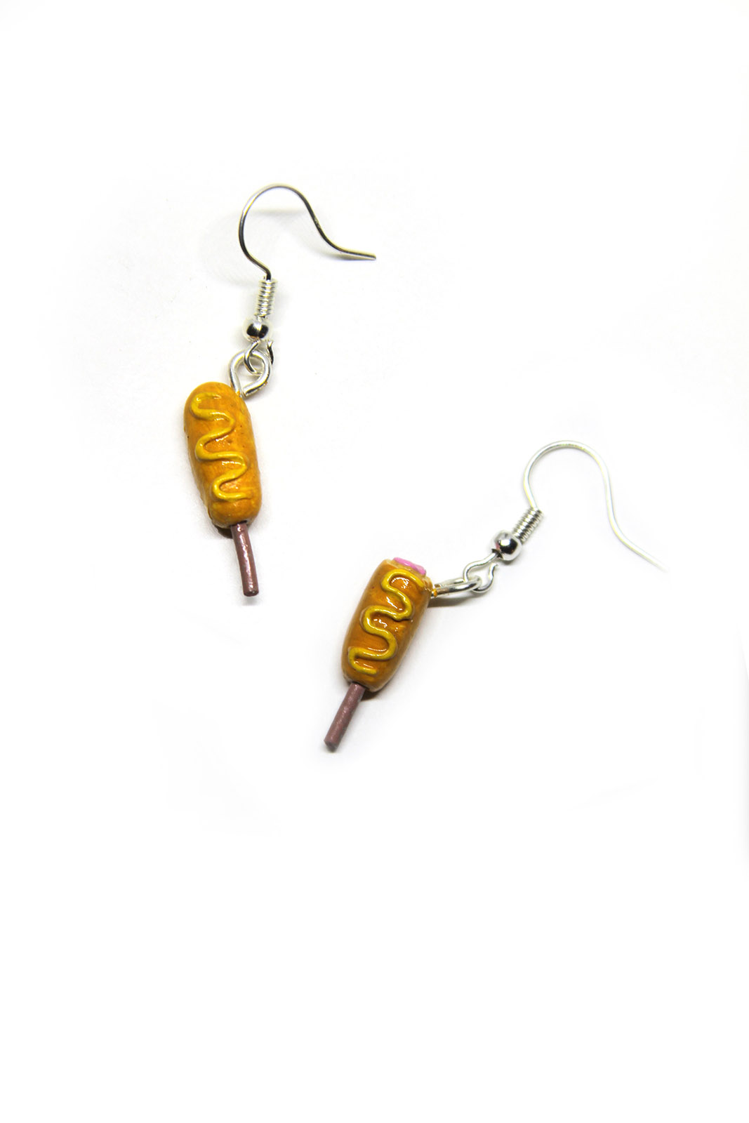Corn Dog Earrings 