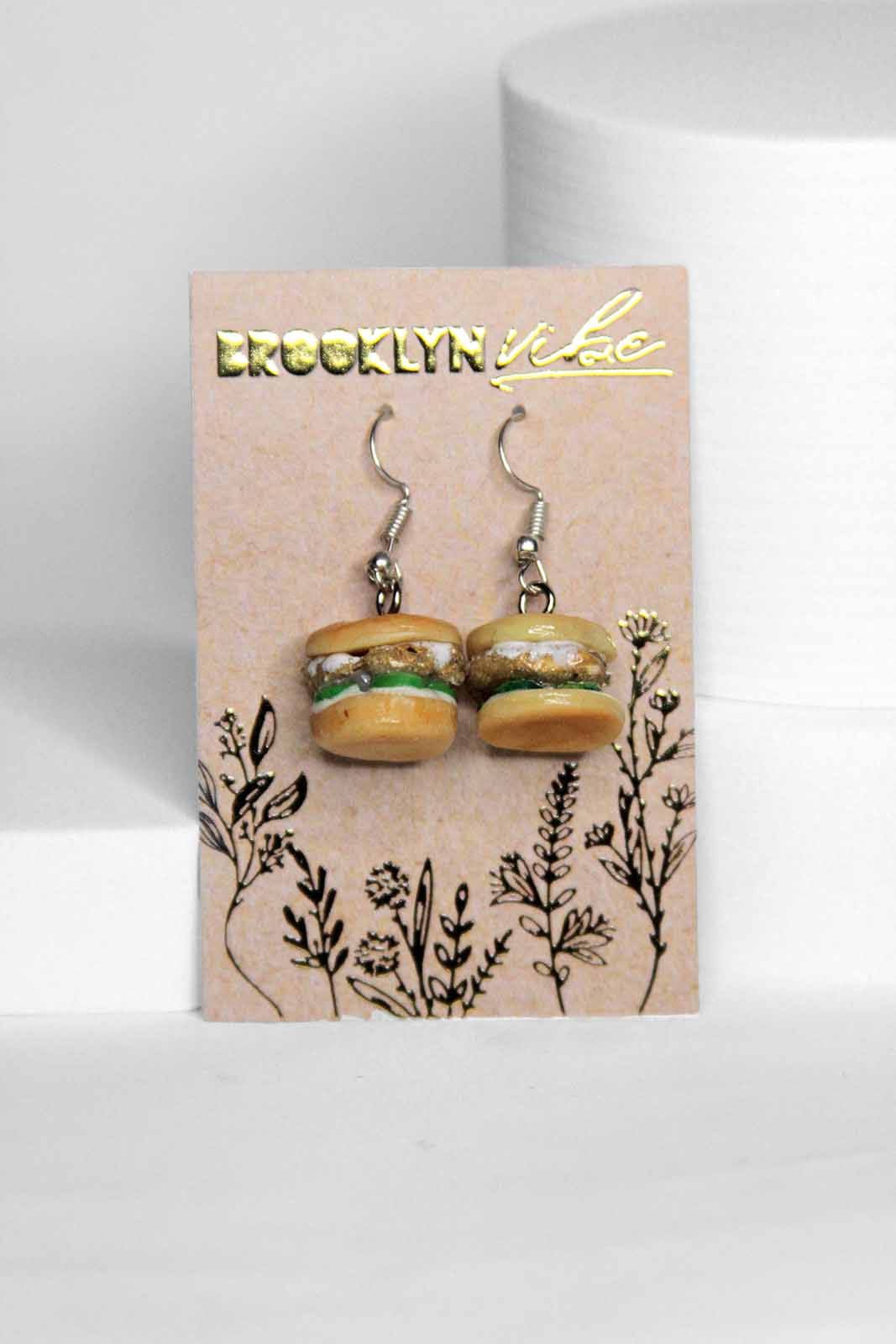 Crispy Chicken Sandwich Earrings