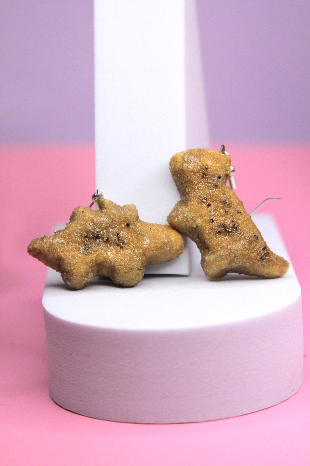 Dino Chicken Nugget Earrings