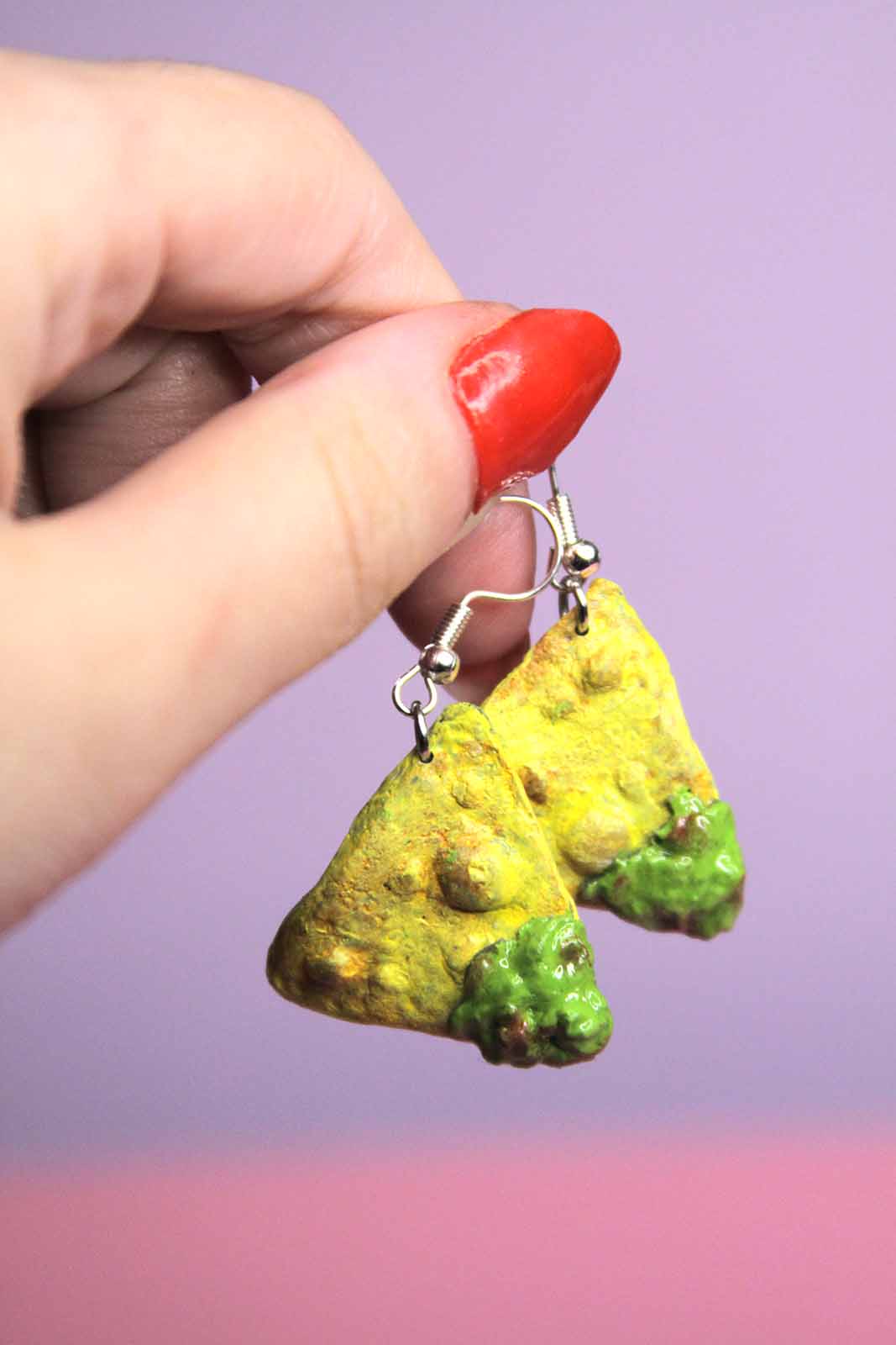 Guacamole and Chip Earrings