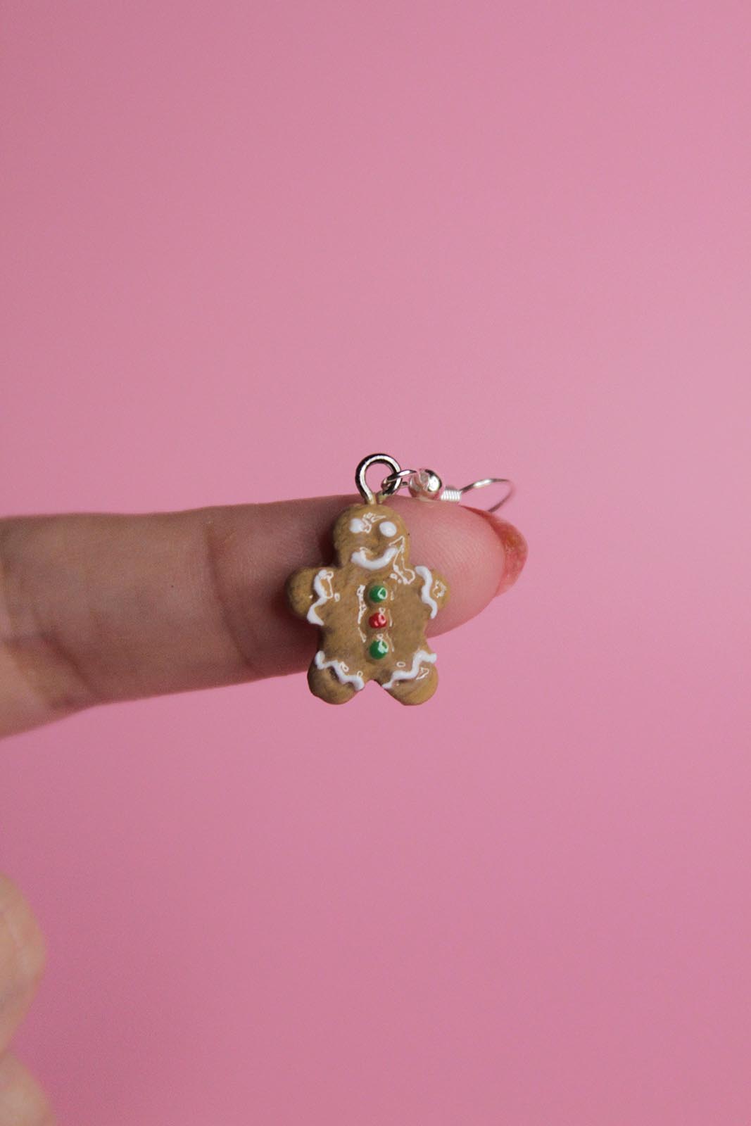 Gingerbread Cookie Earrings
