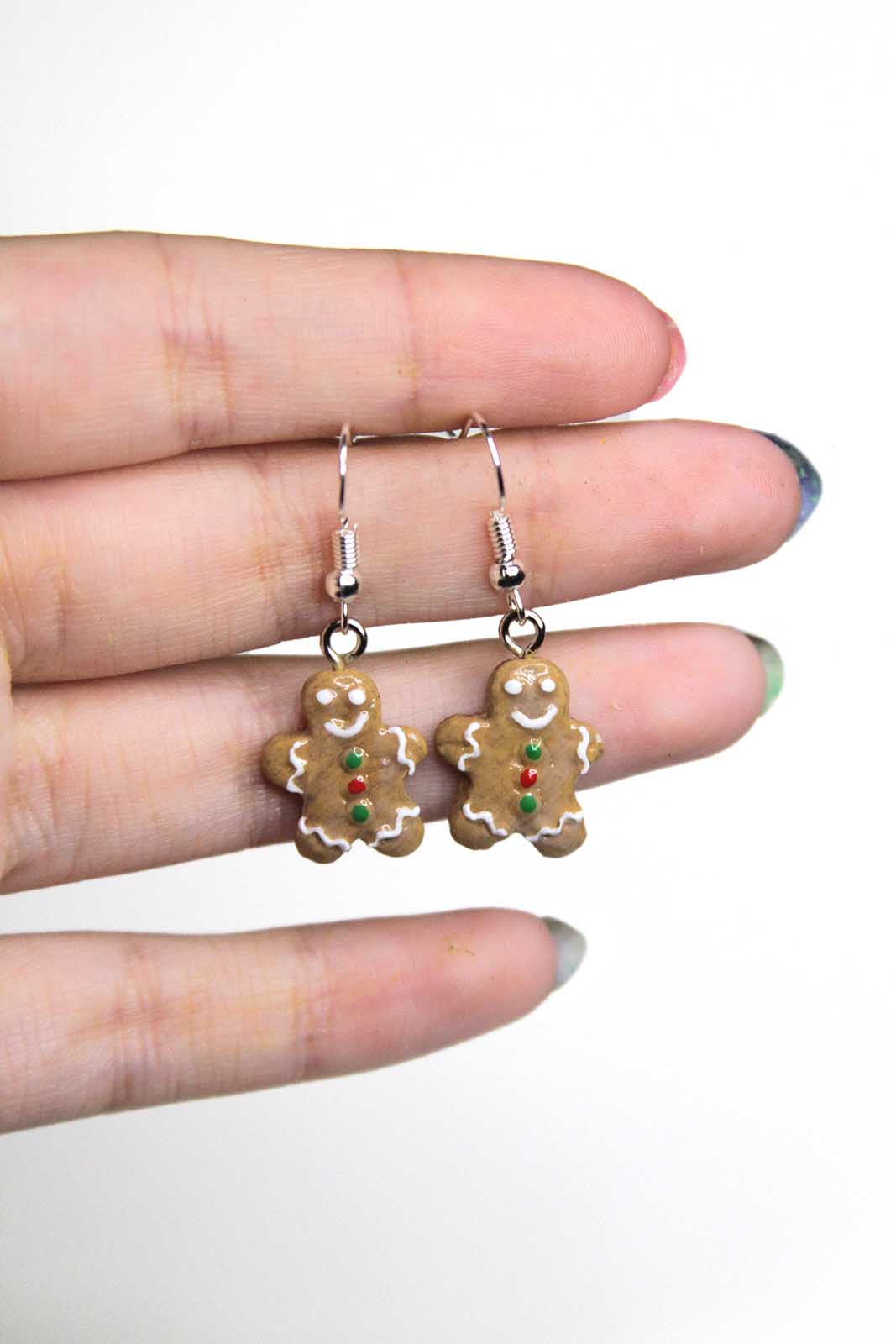 Gingerbread Cookie Earrings