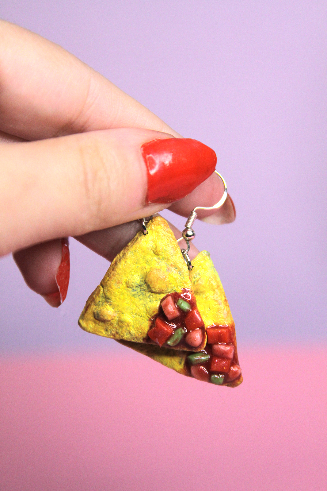 Salsa and Chip Earrings
