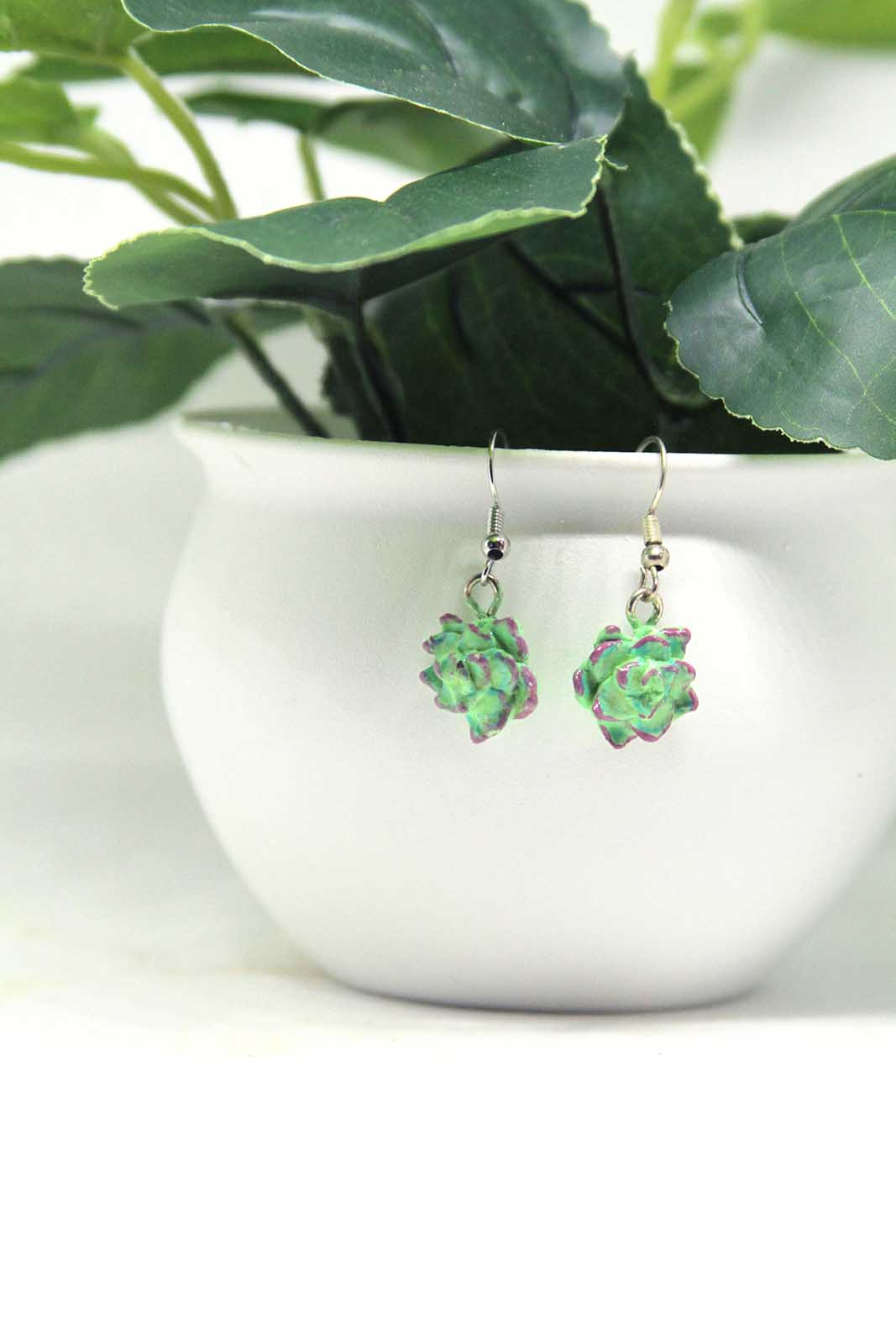 Succulent Earrings