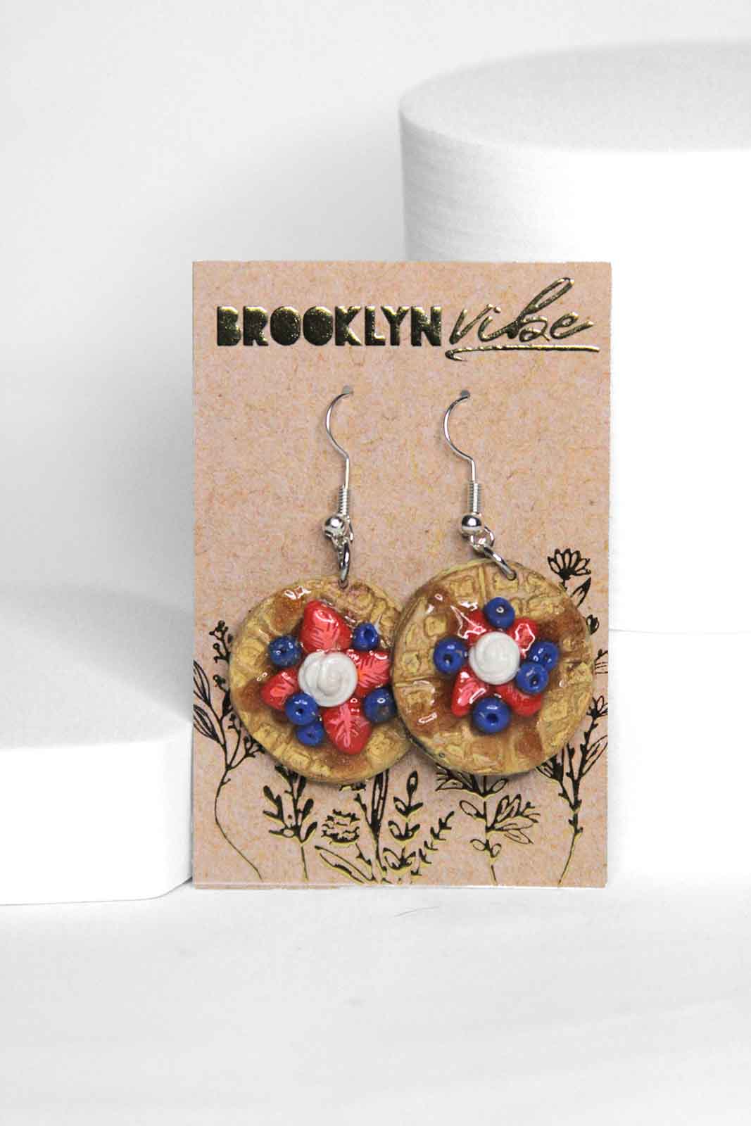 Waffle Earrings