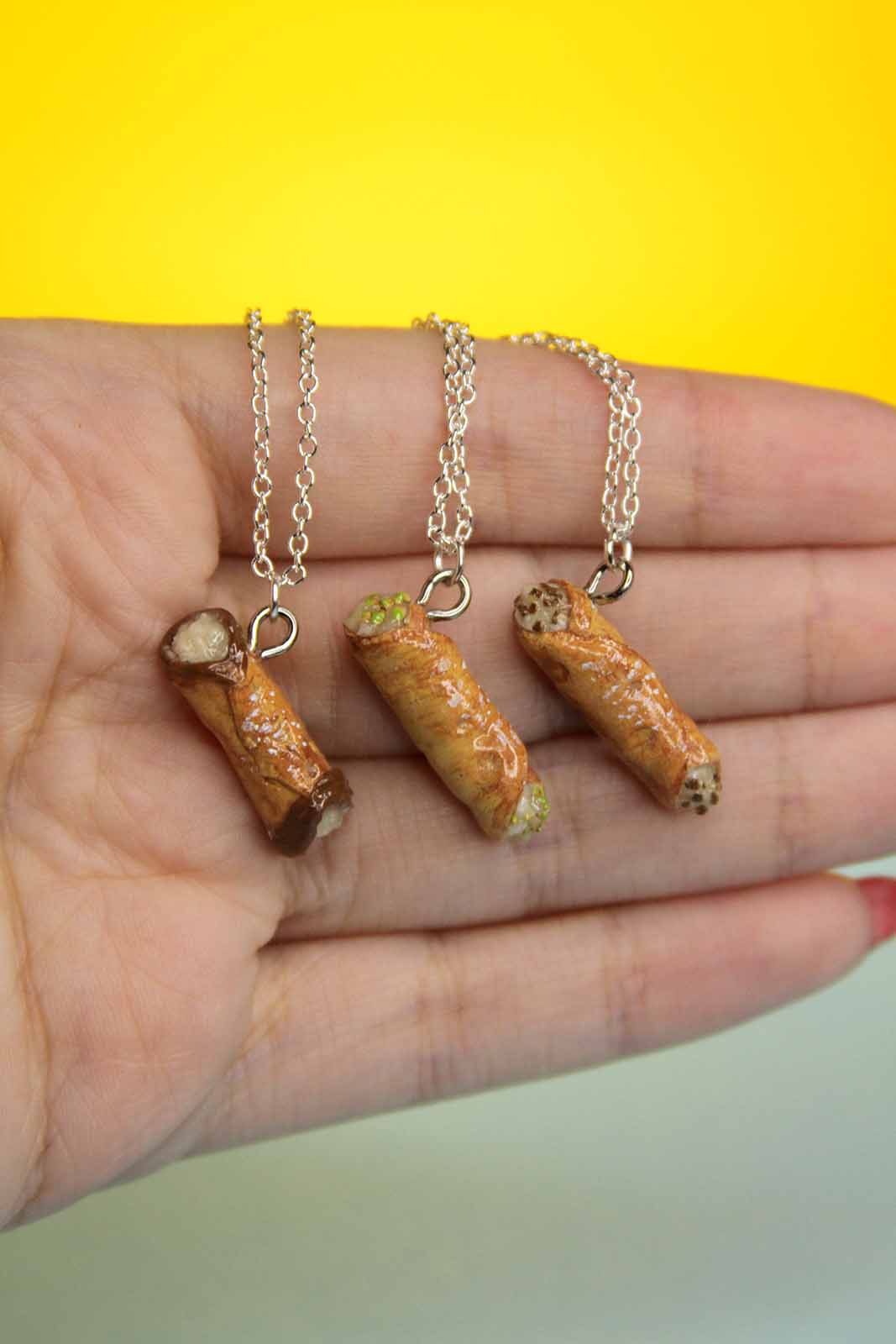 Cannoli Friendship Necklace Set