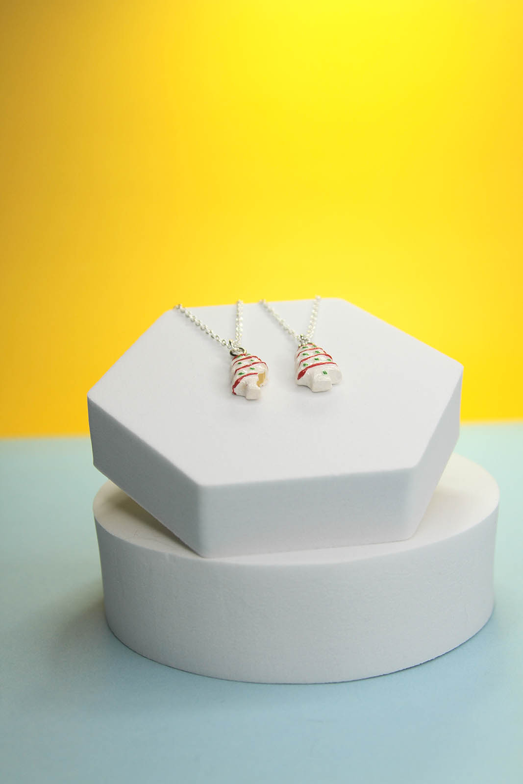  Little Debbies Christmas Cake Necklace