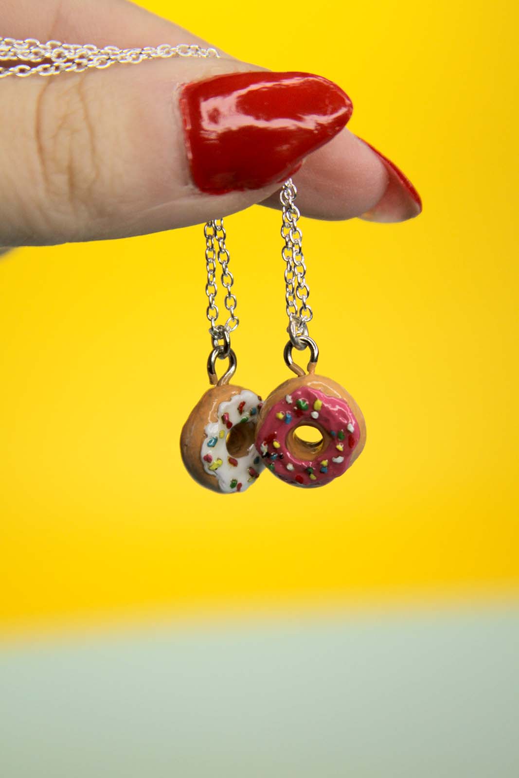 Donut Friendship Necklace Set