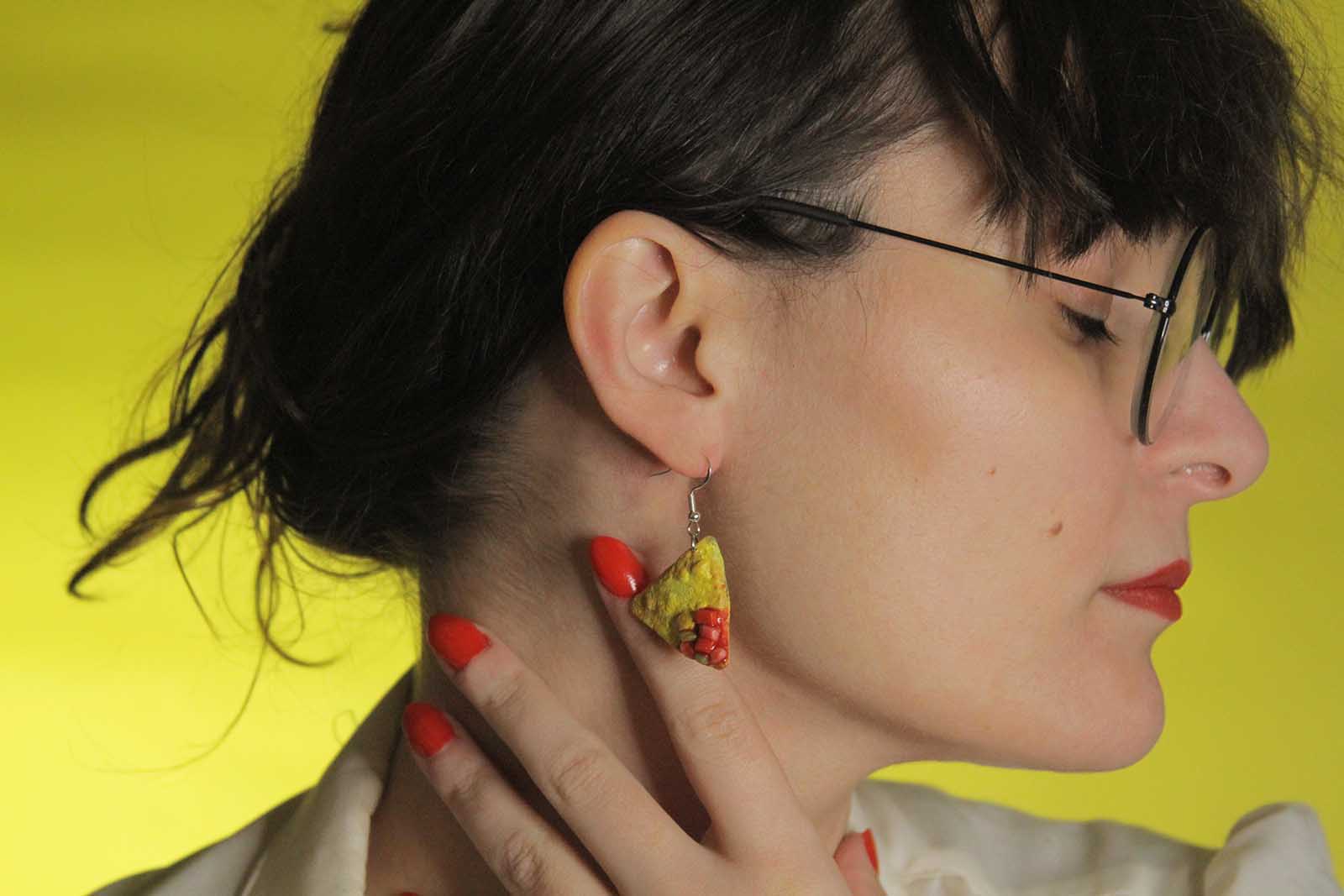Salsa and Chip Earrings