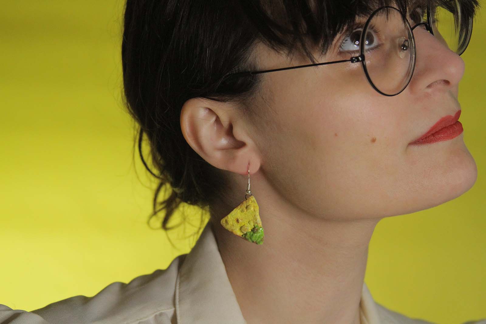 Guacamole and Chip Earrings