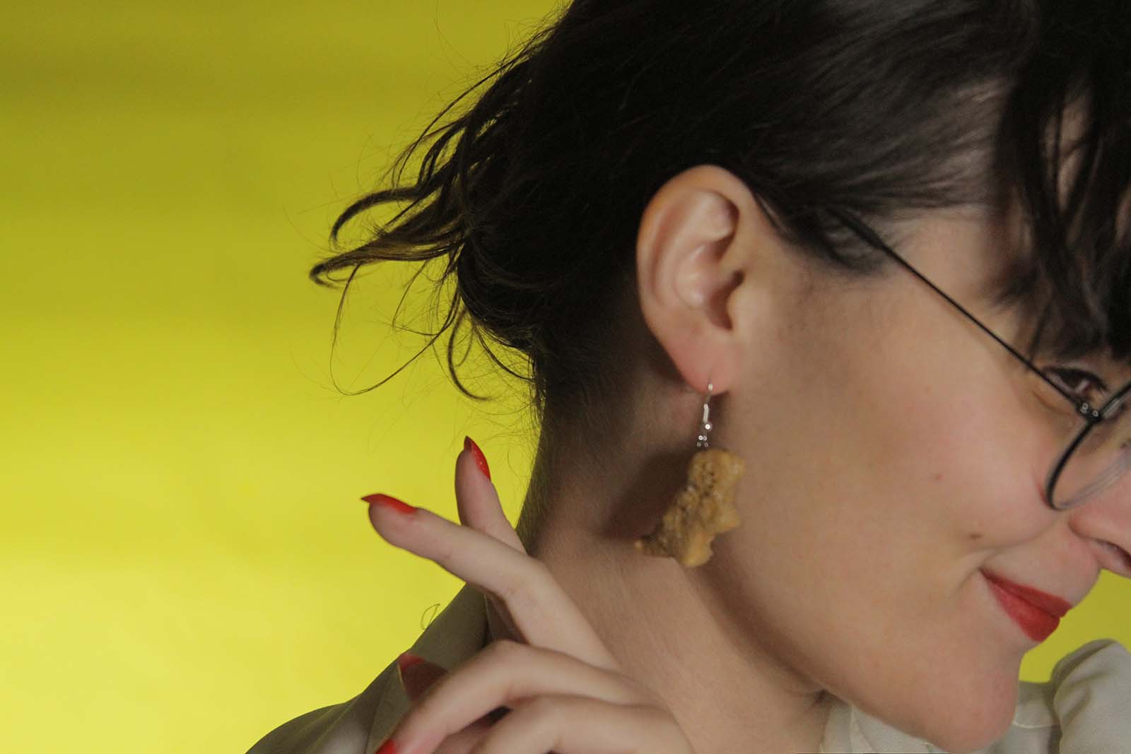 Dino Chicken Nugget Earrings